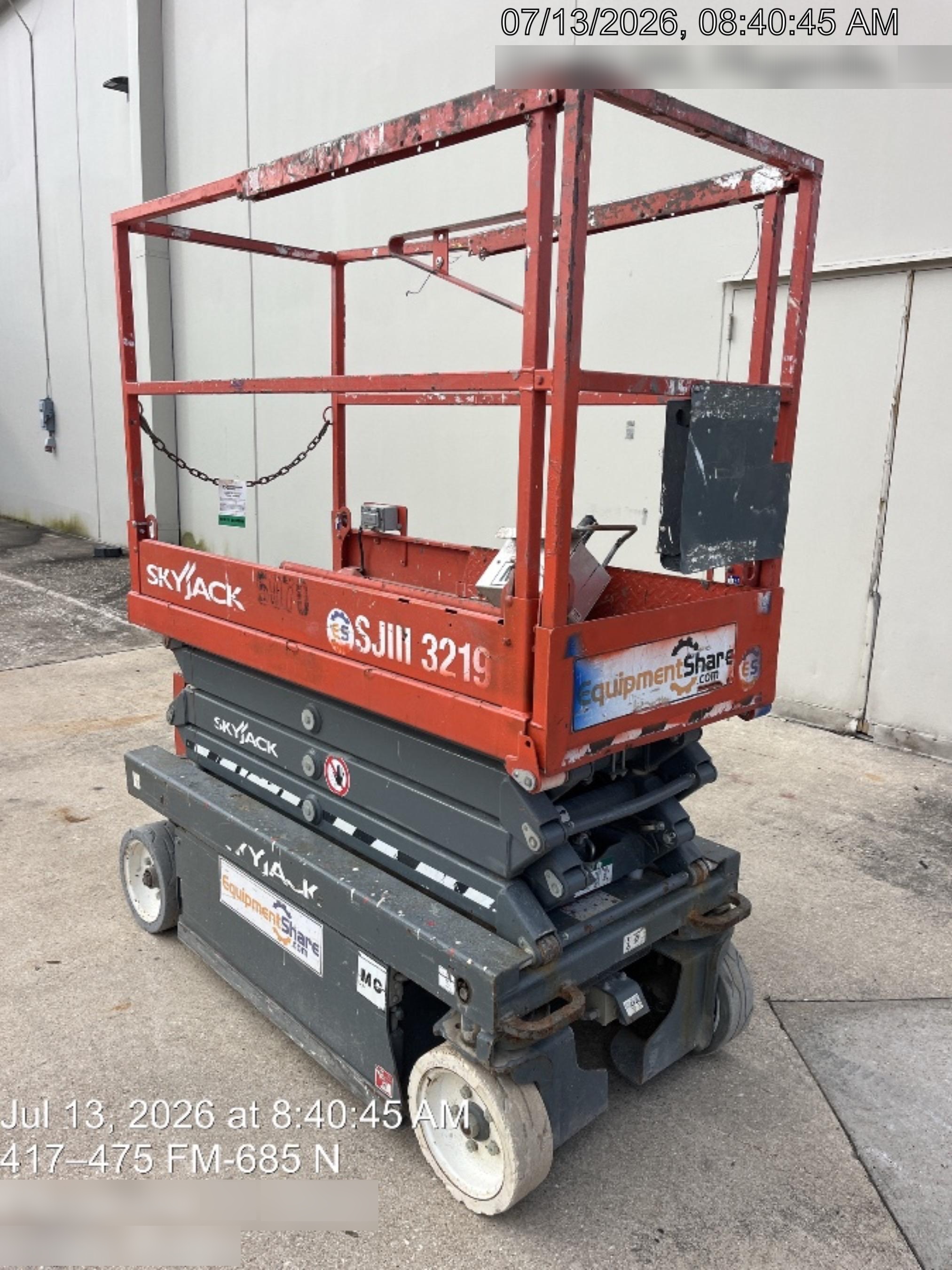 2017 SKYJACK SJIII-3219