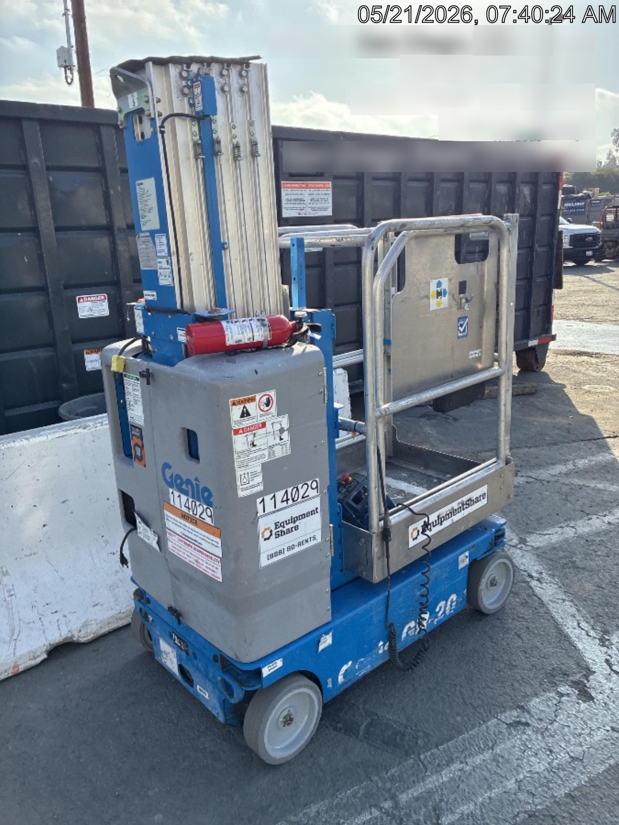 2020 GENIE GR-20