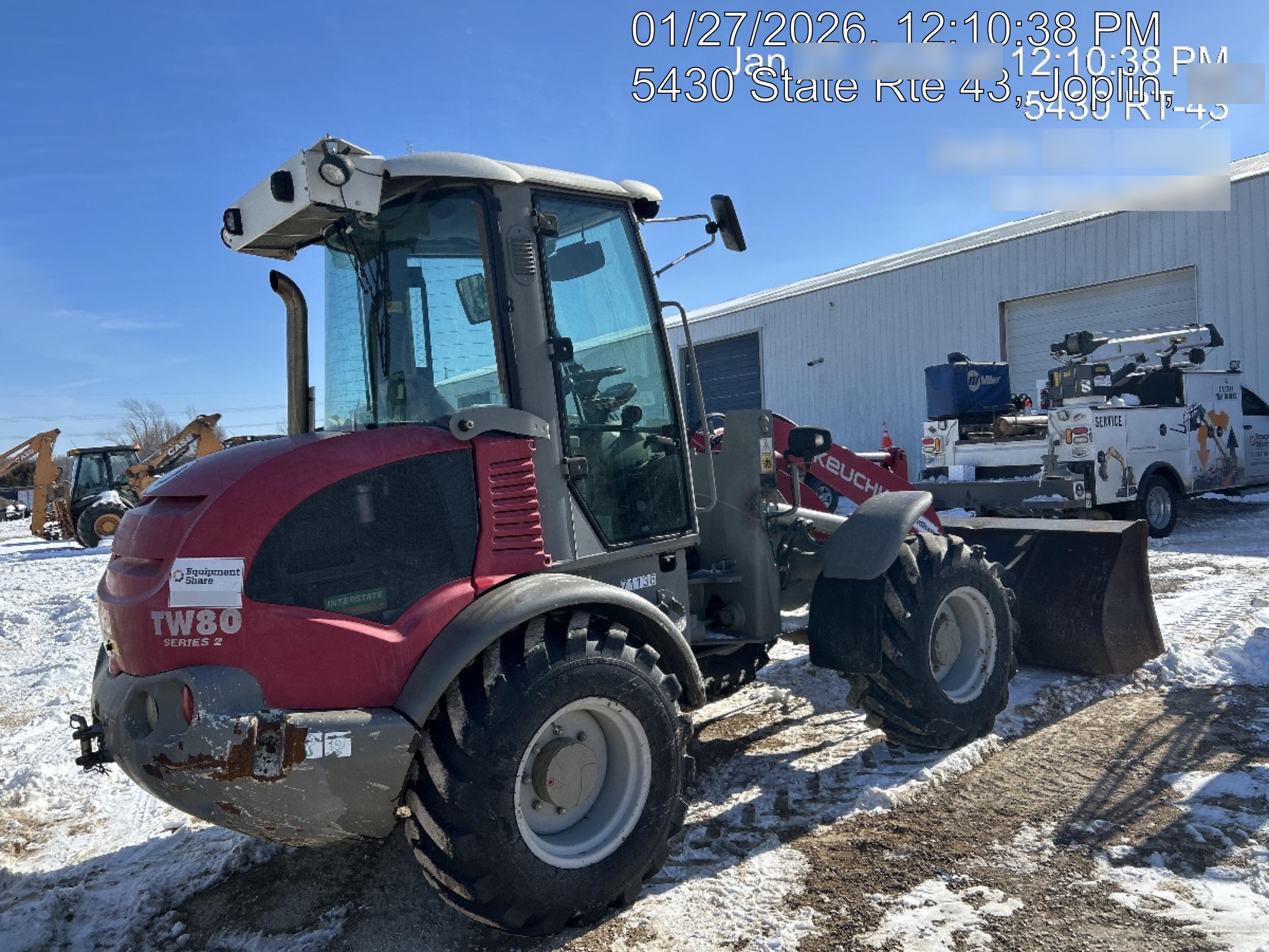 2015 TAKEUCHI TW80