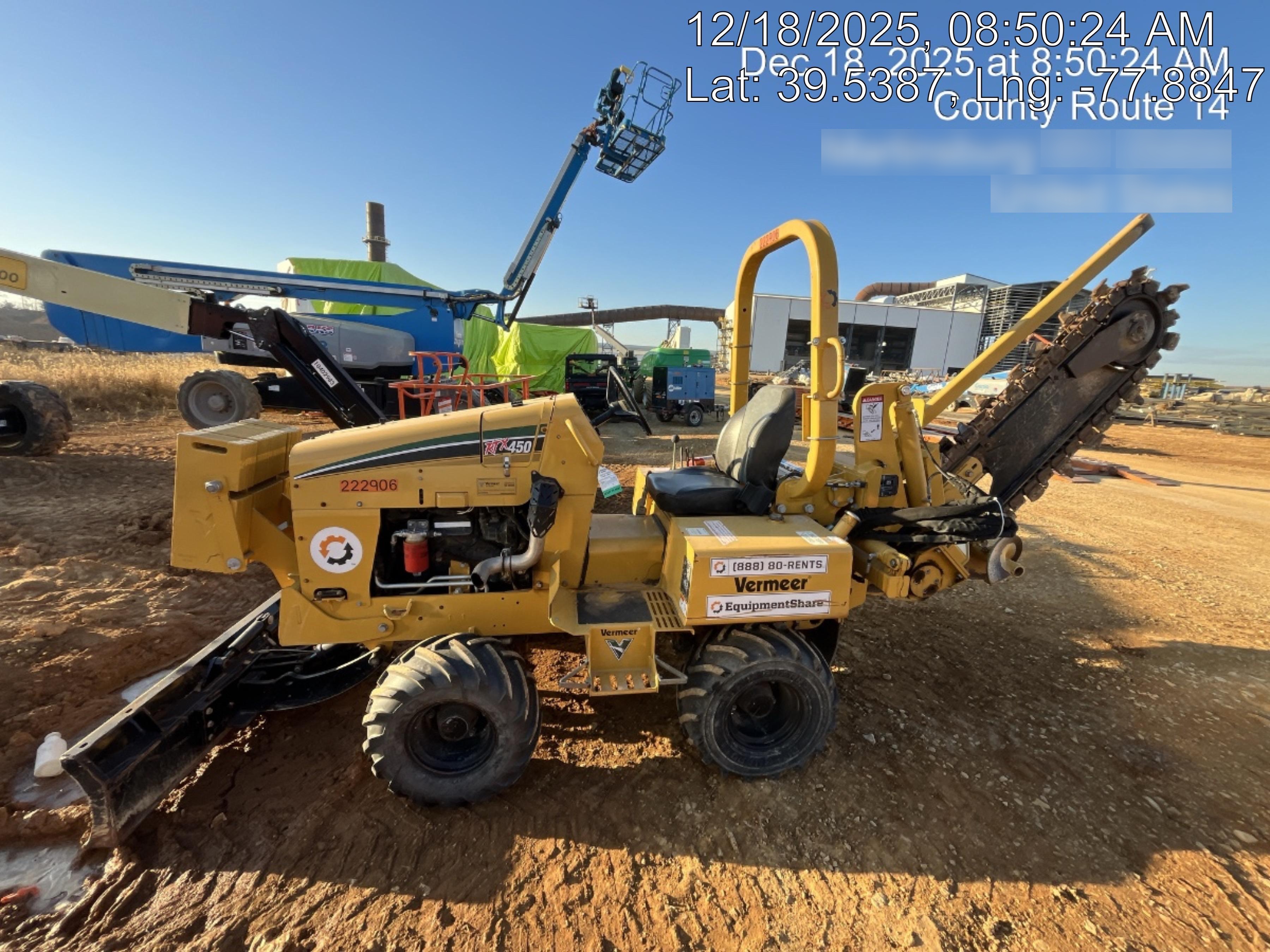 2022 VERMEER RTX450
