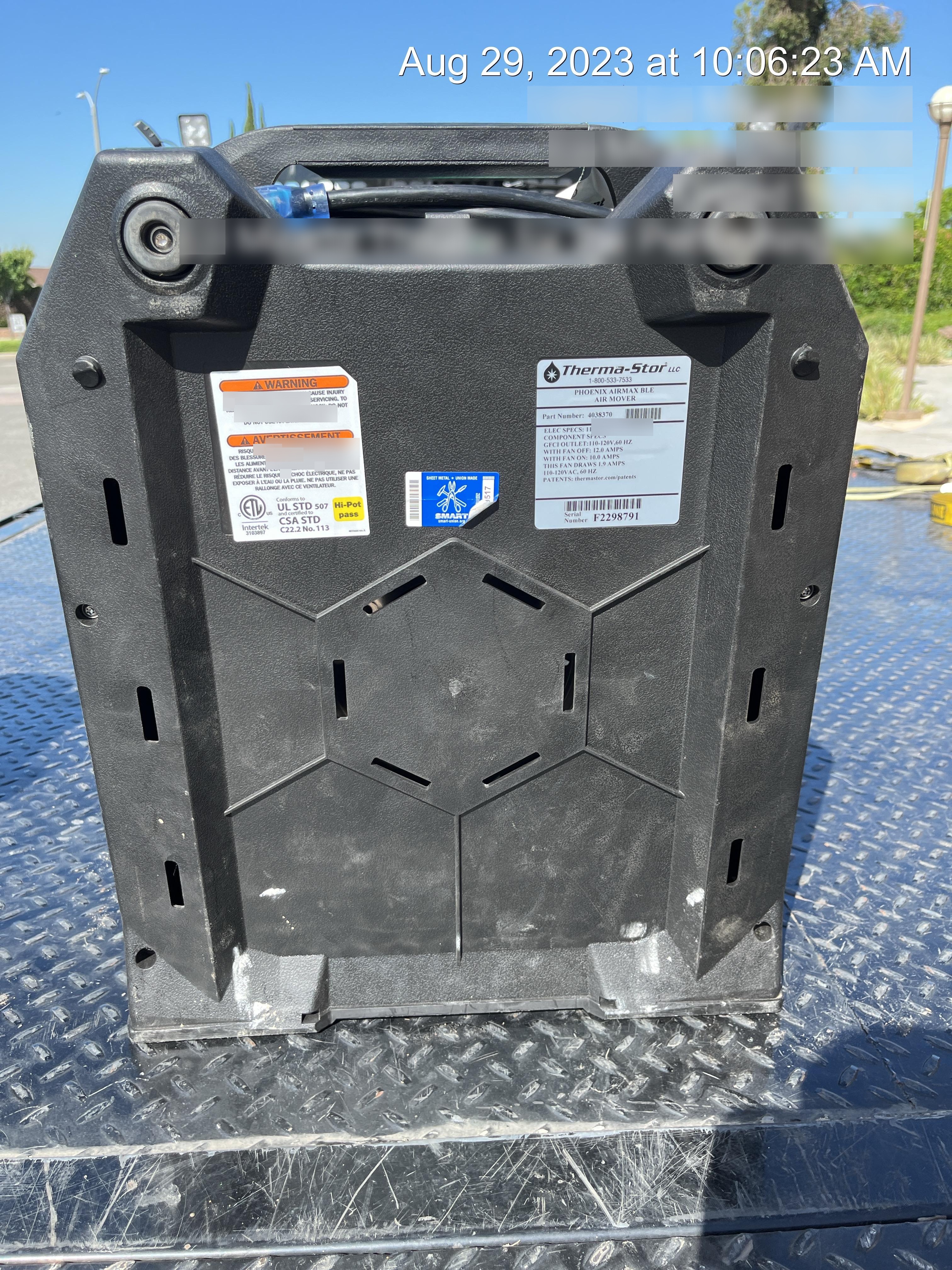 2022 PHOENIX AirMAX Radial Air Mover