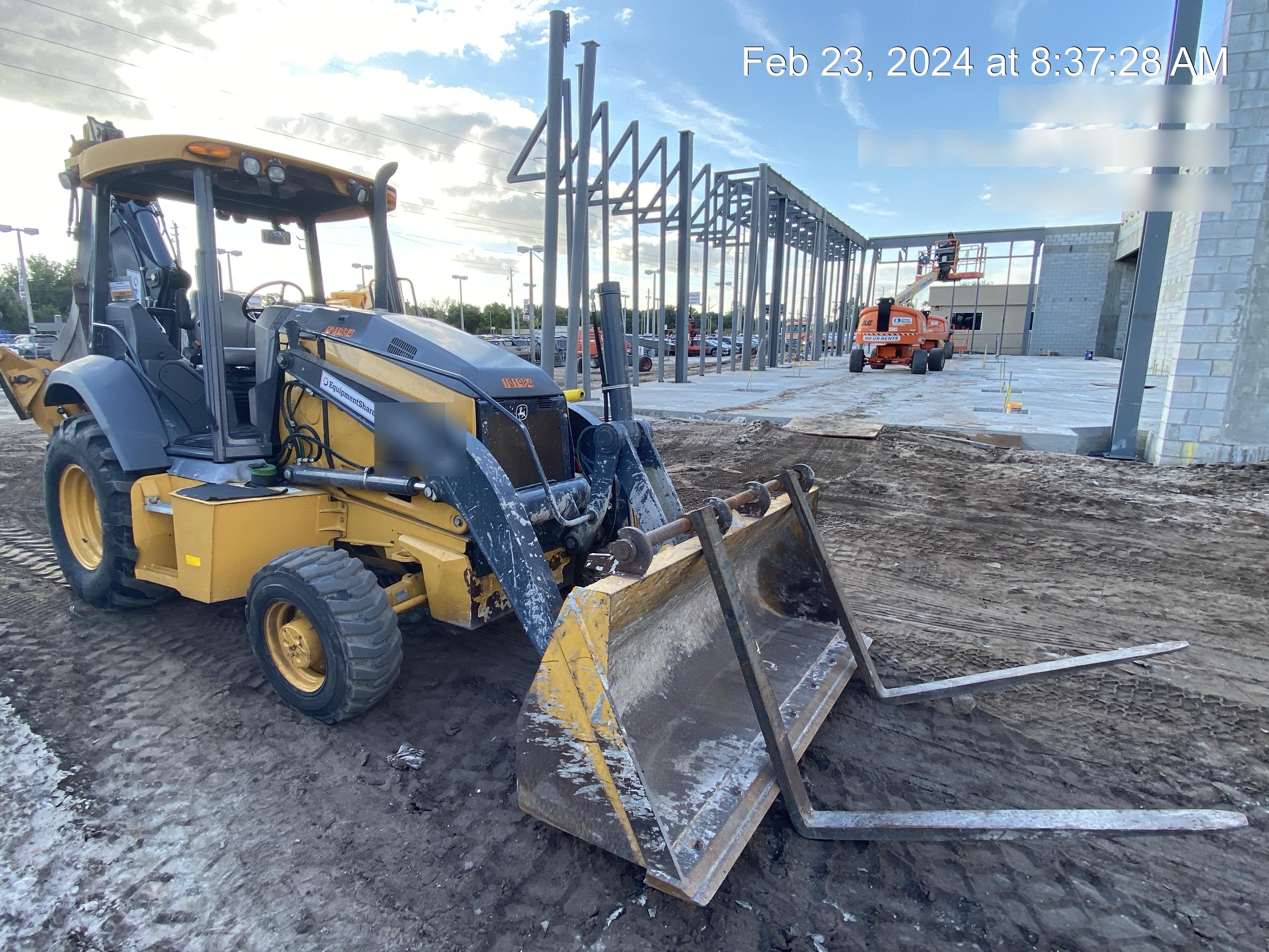 2014 WERK-BRAU 42" Forks - Backhoe