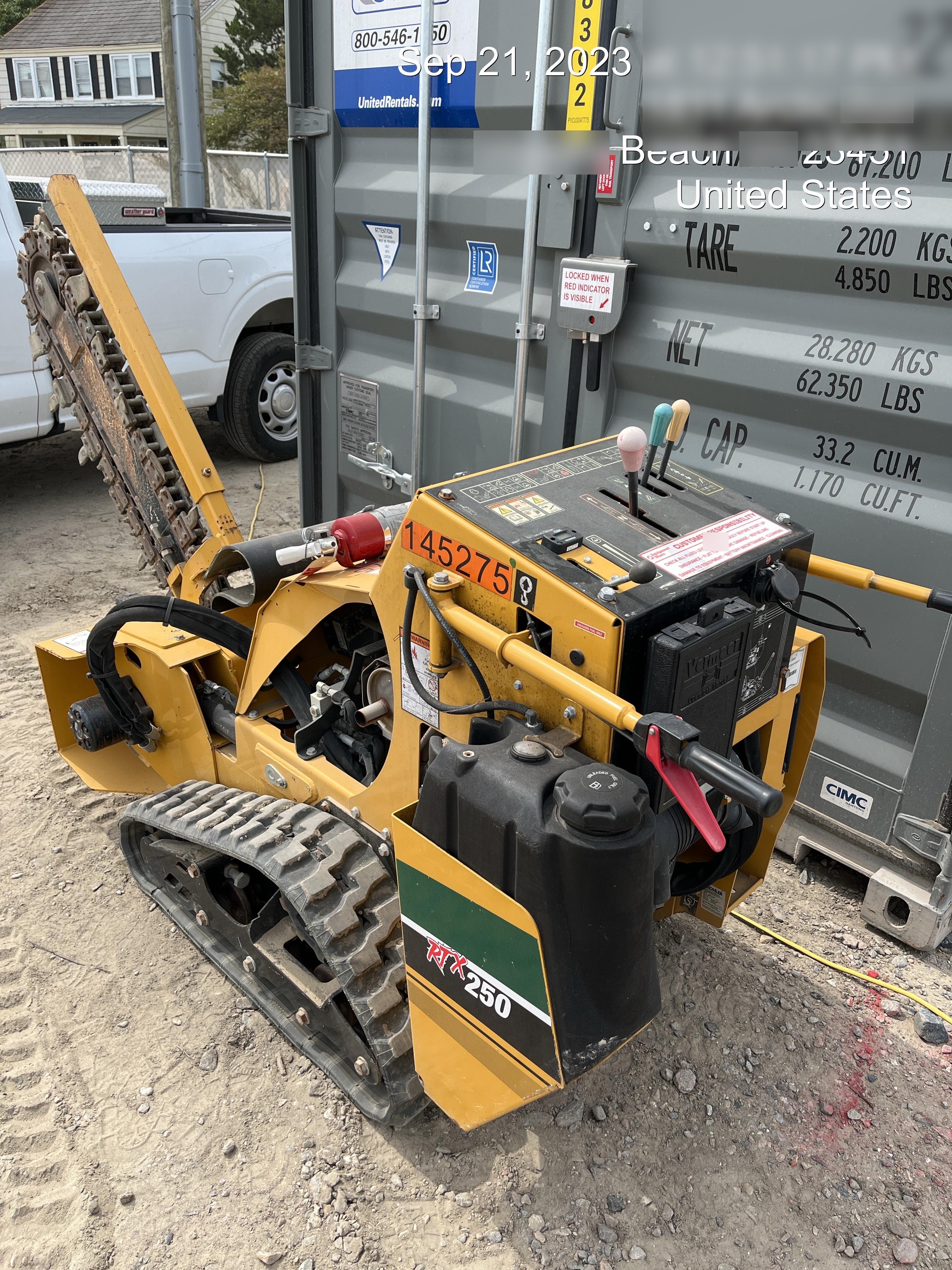 2021 VERMEER RTX250