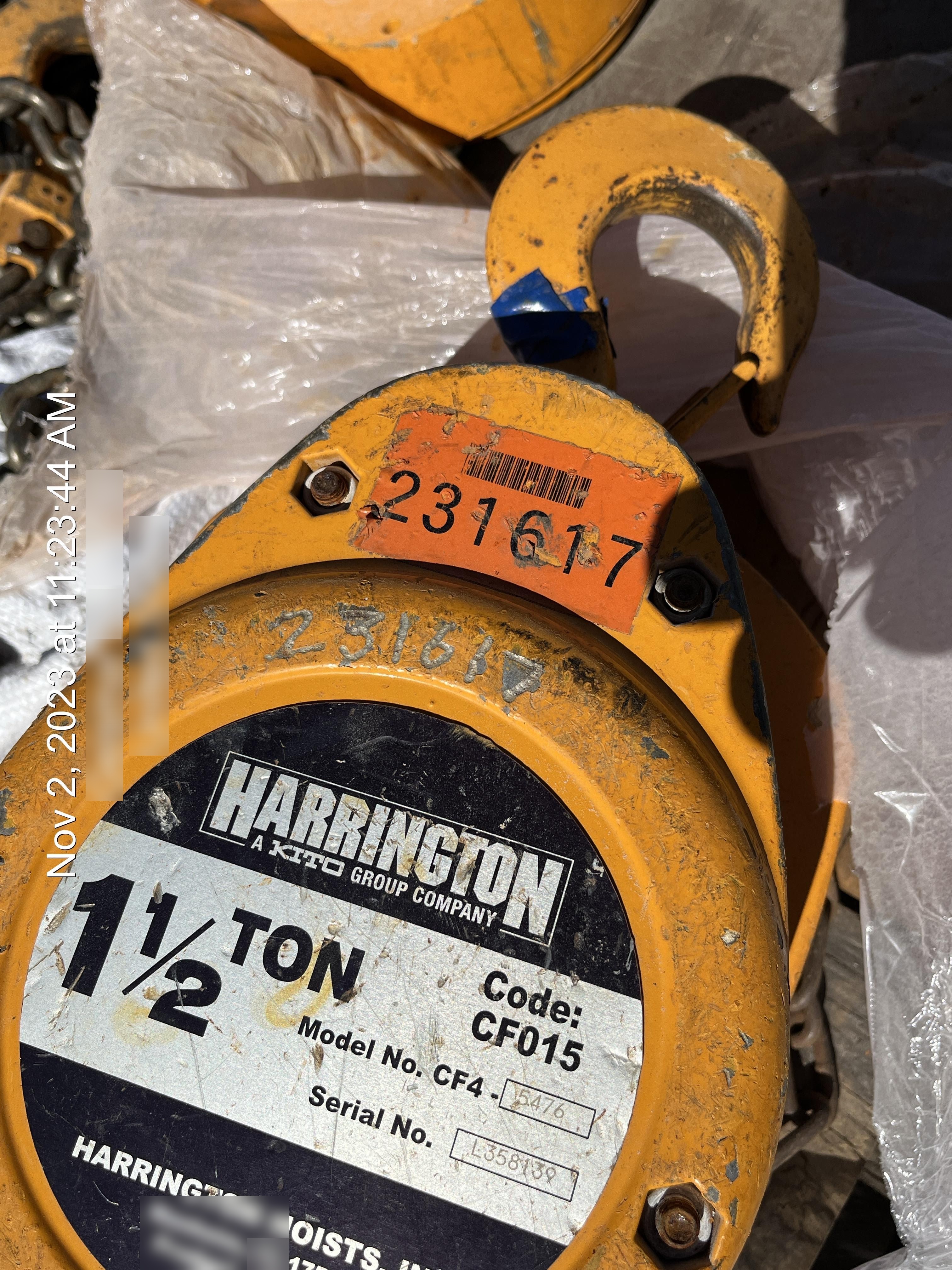 2022 HARRINGTON CF015-20