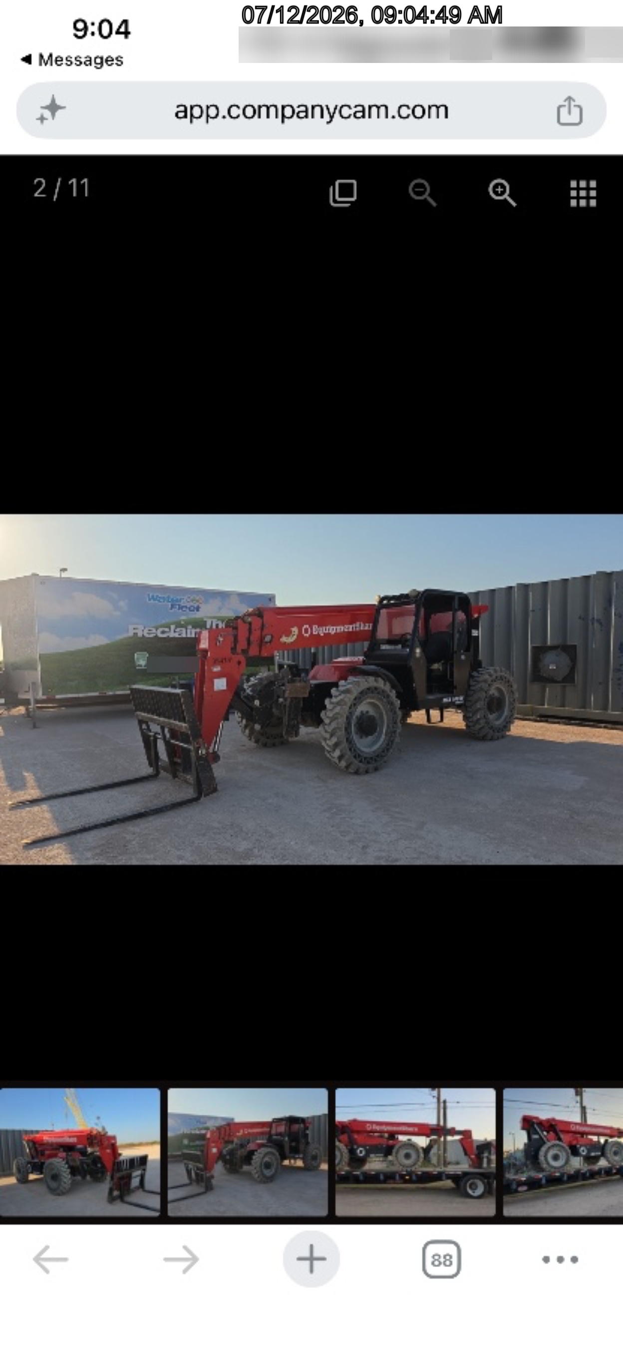 2019 MANITOU MTA10055