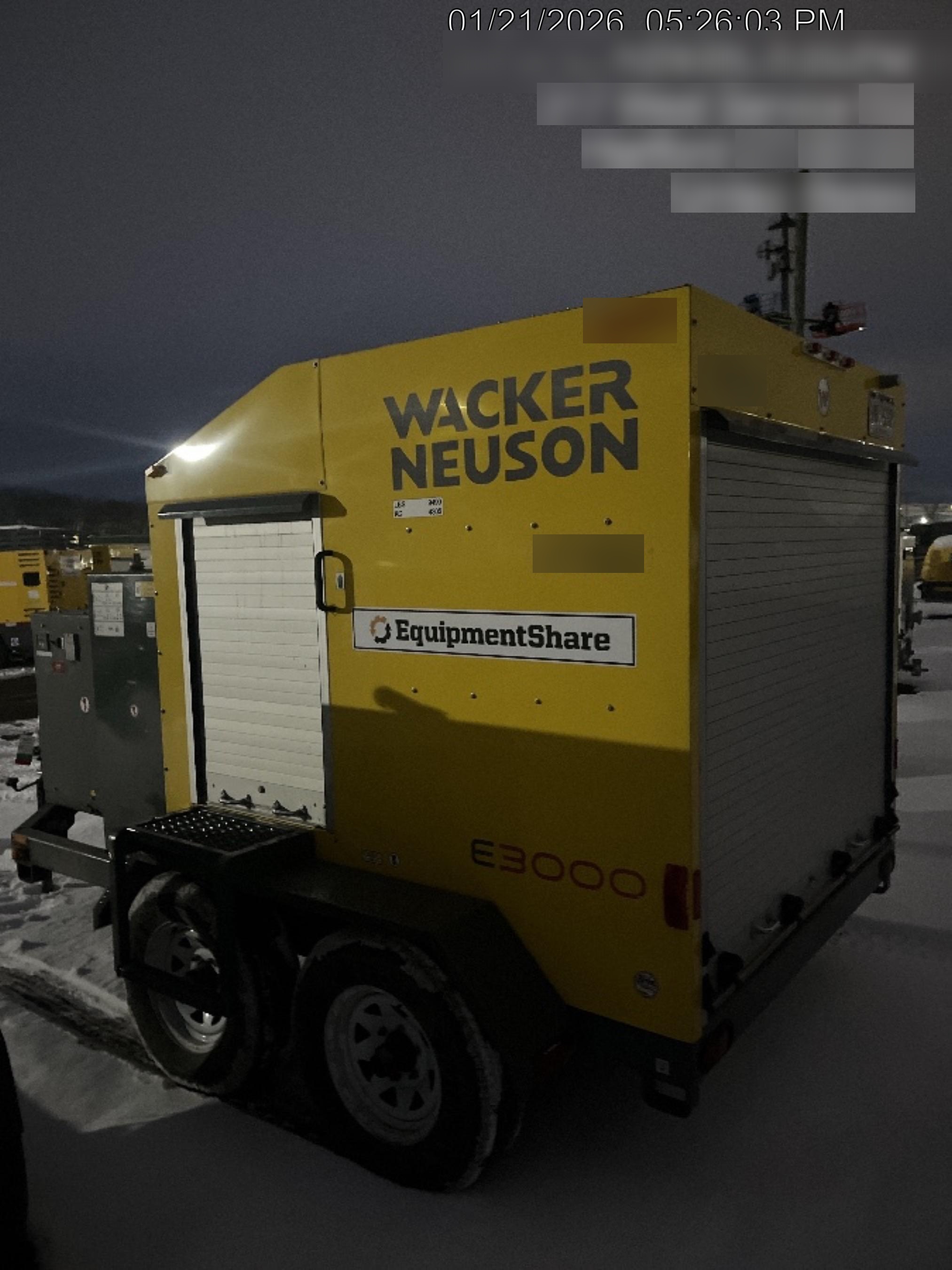 2019 WACKER NEUSON E3000