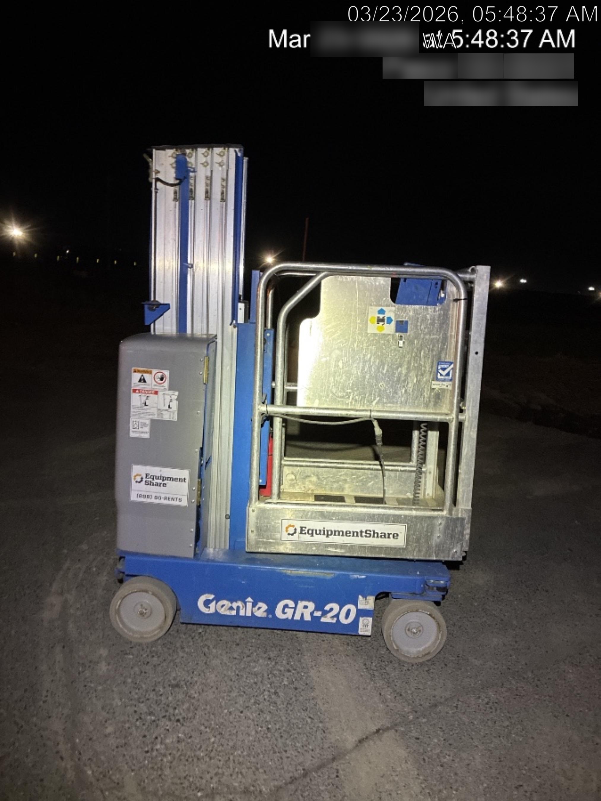 2021 GENIE GR-20