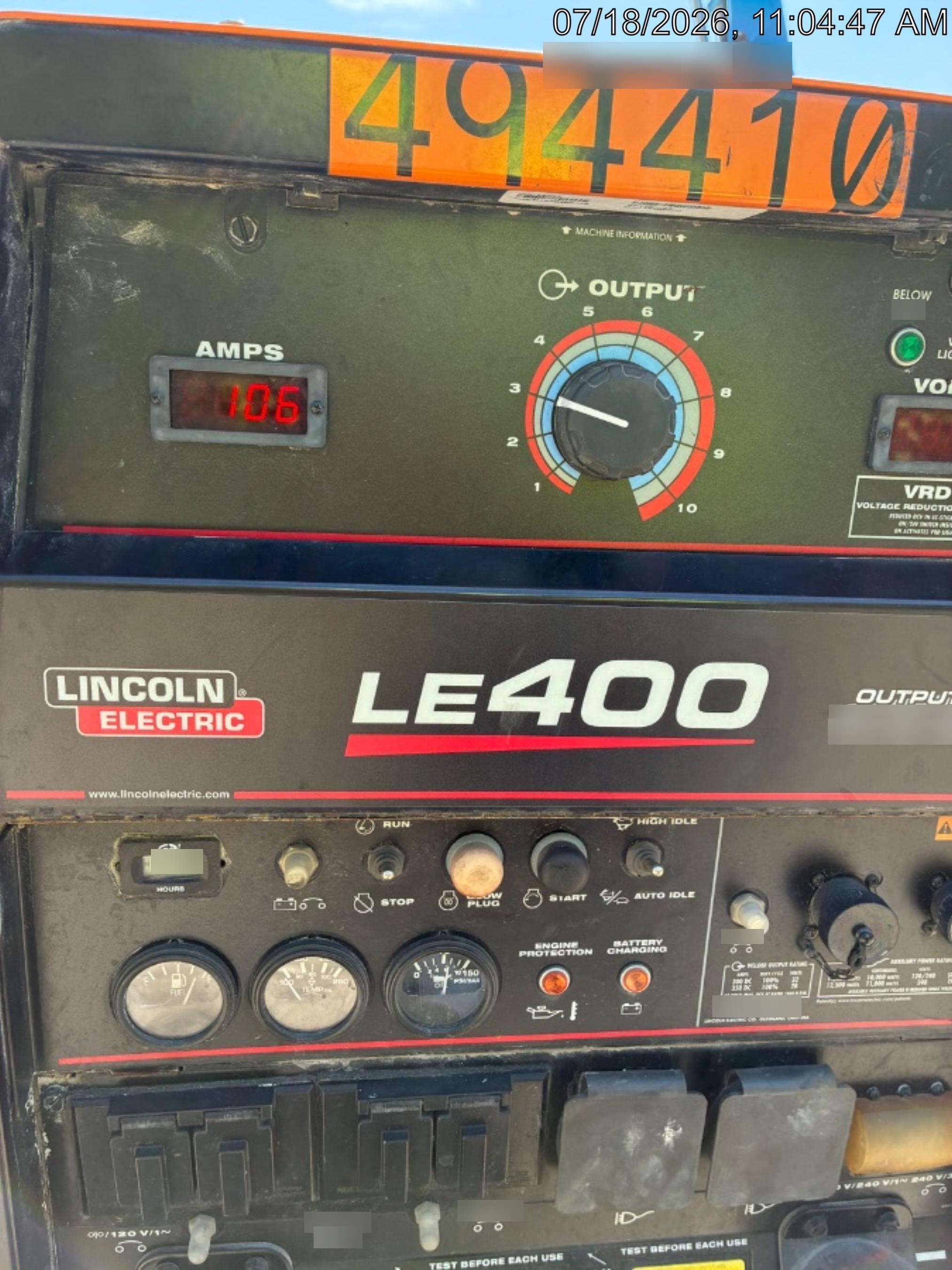 2025 LINCOLN ELECTRIC LE400