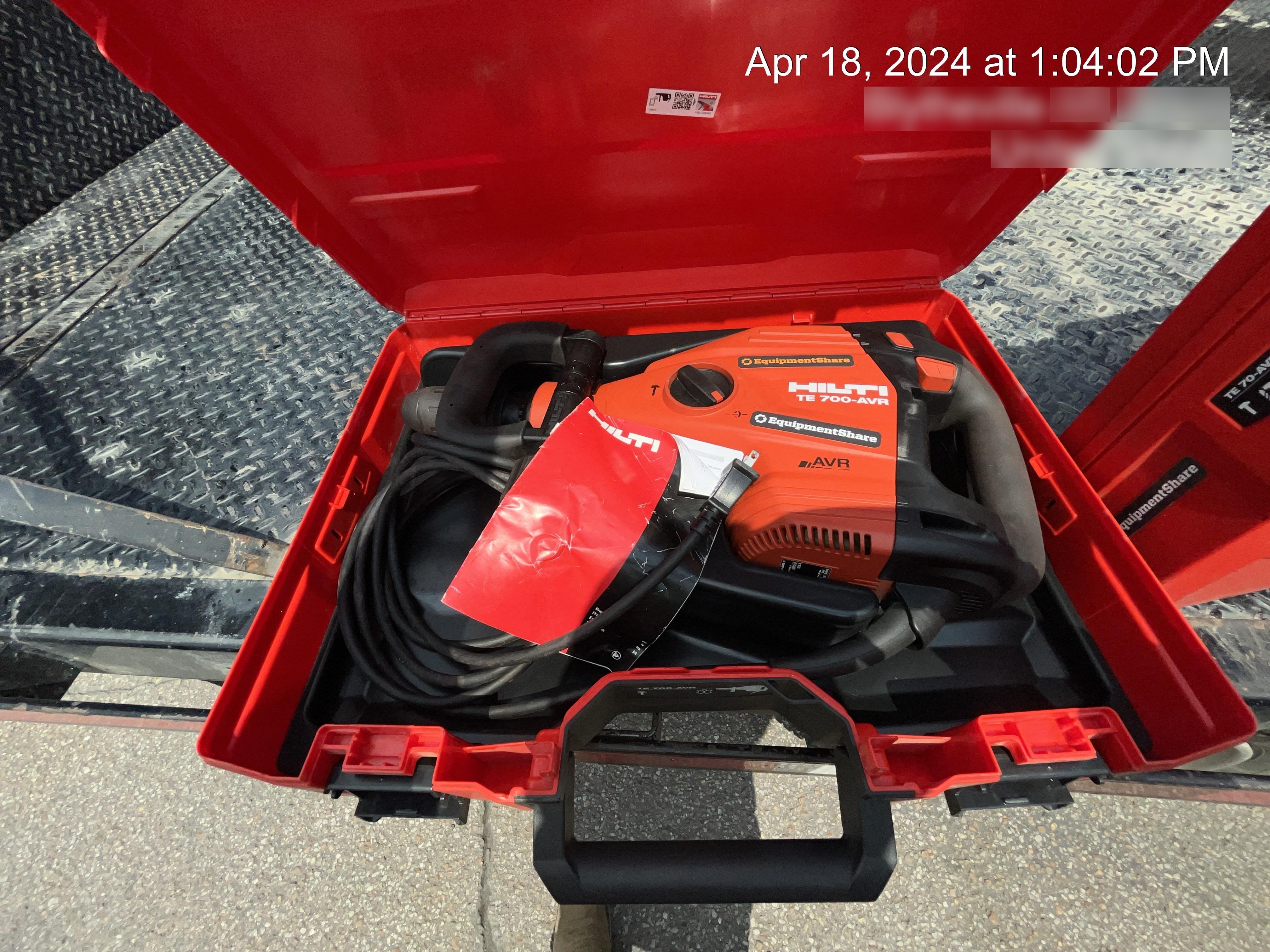 2022 HILTI TE 700-AVR