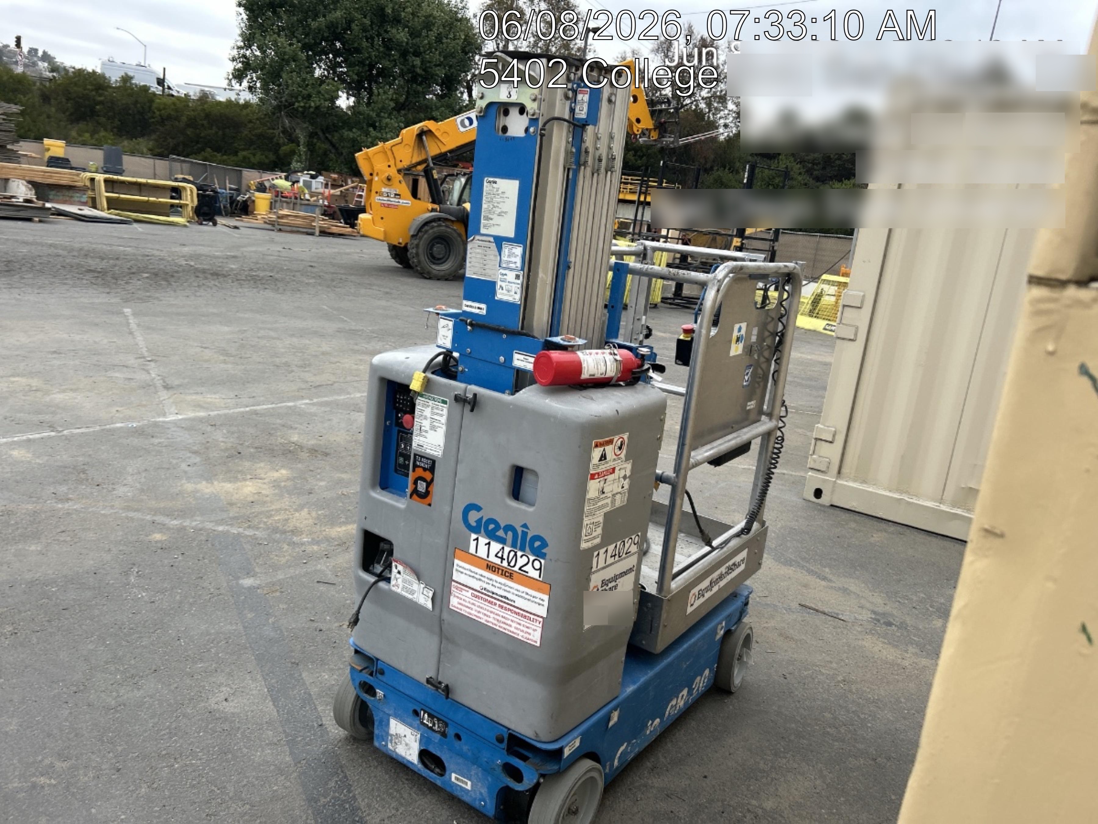2020 GENIE GR-20