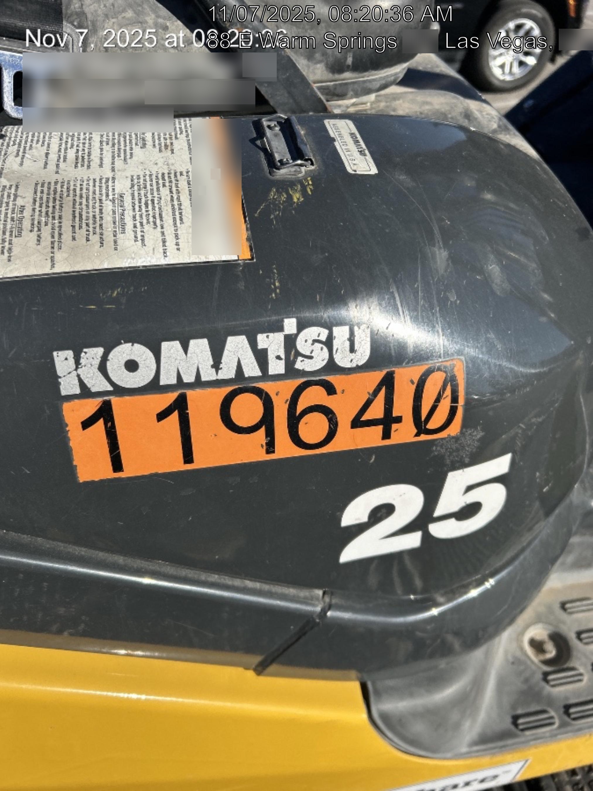 2020 KOMATSU FG25T-16
