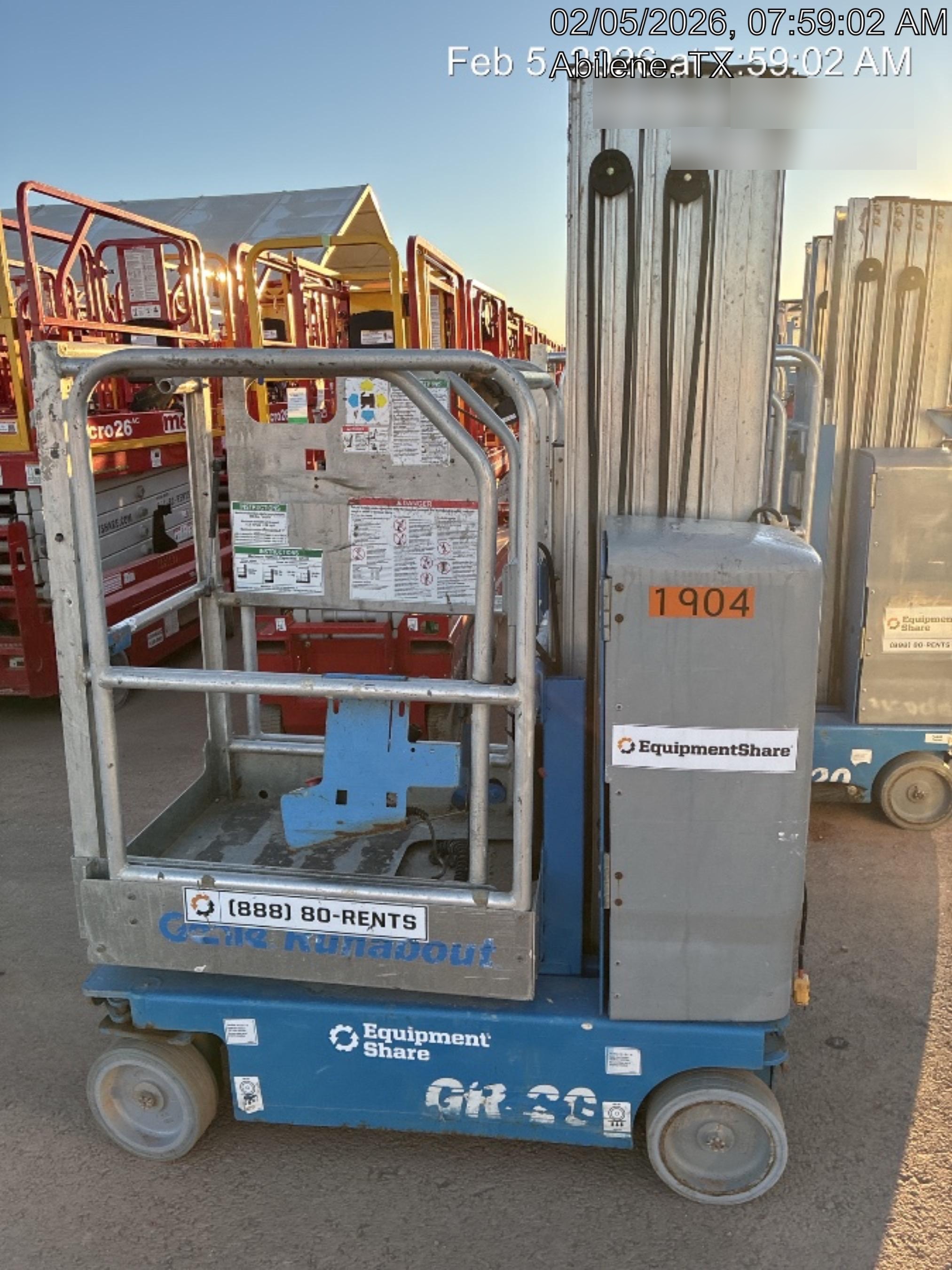 2016 GENIE GR-20