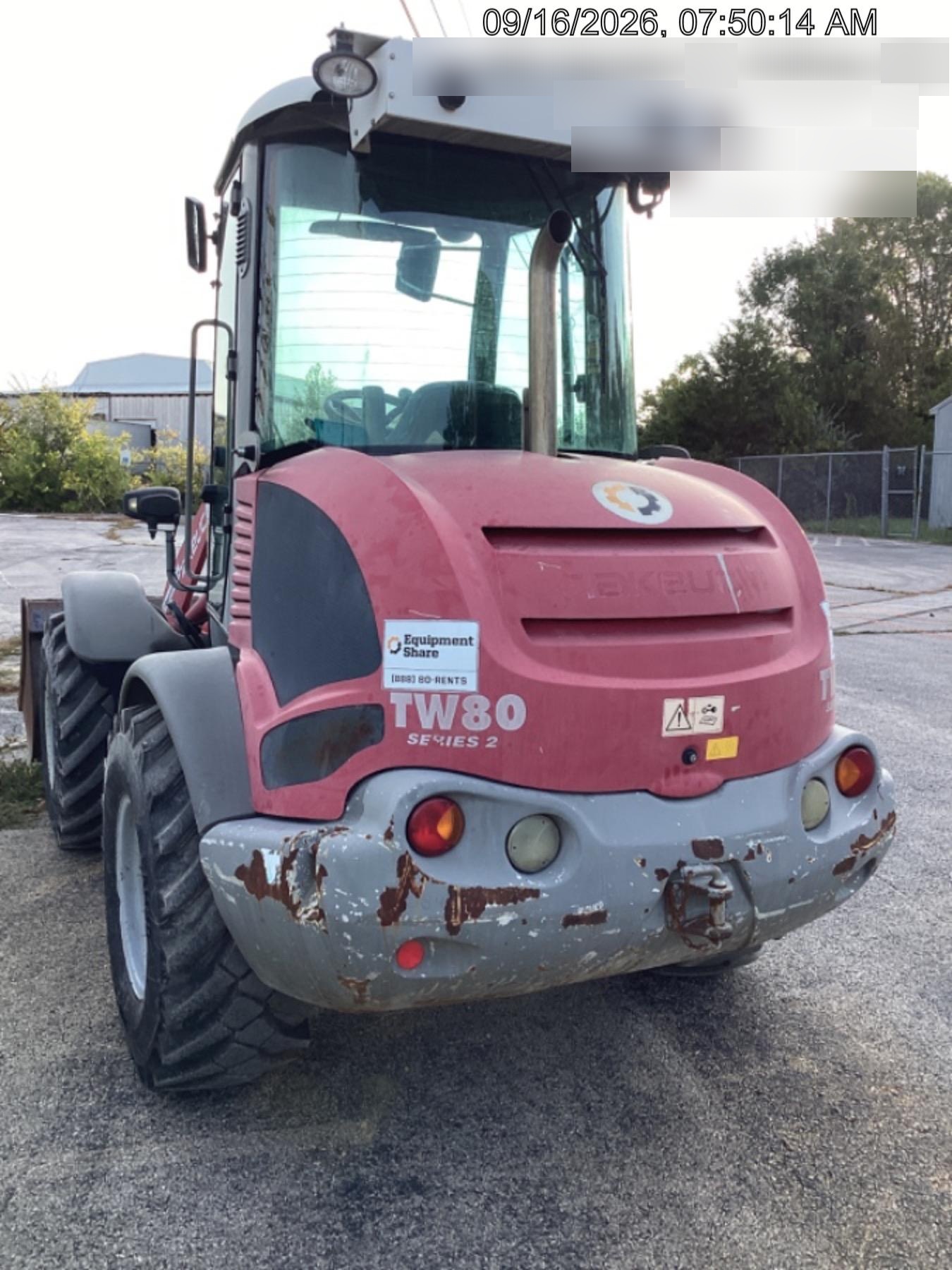2015 TAKEUCHI TW80