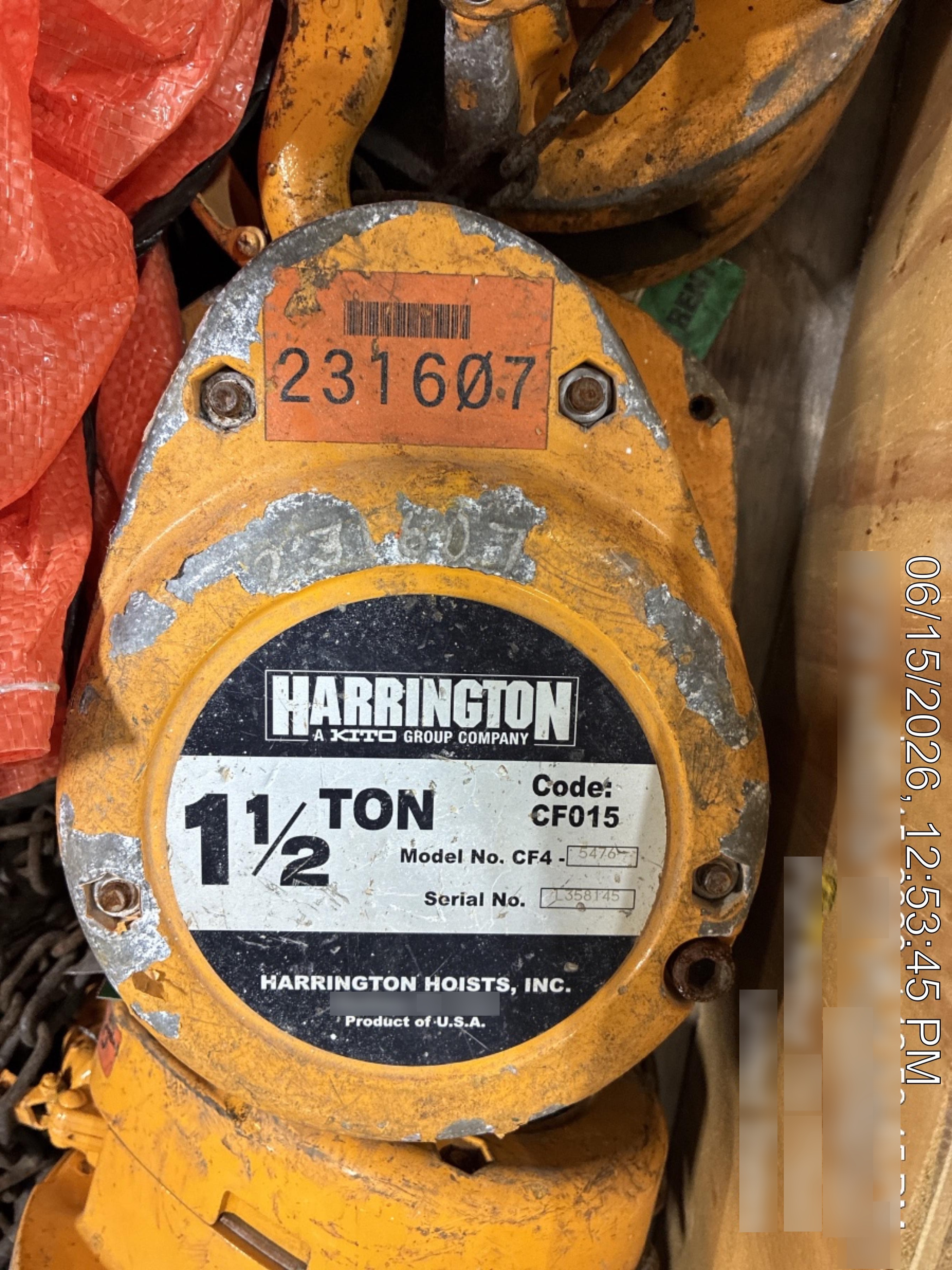 2022 HARRINGTON CF015-20
