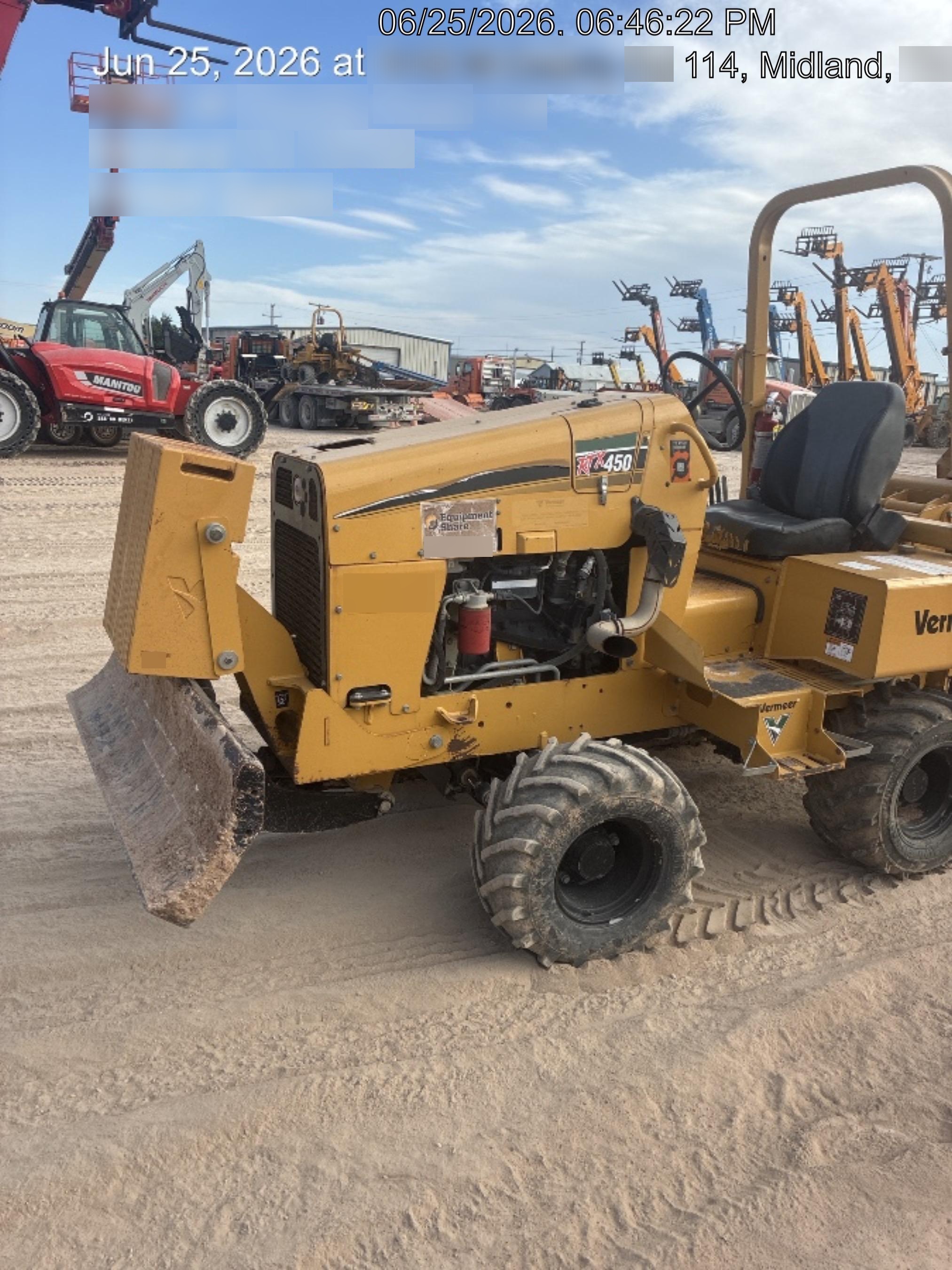 2019 VERMEER RTX450