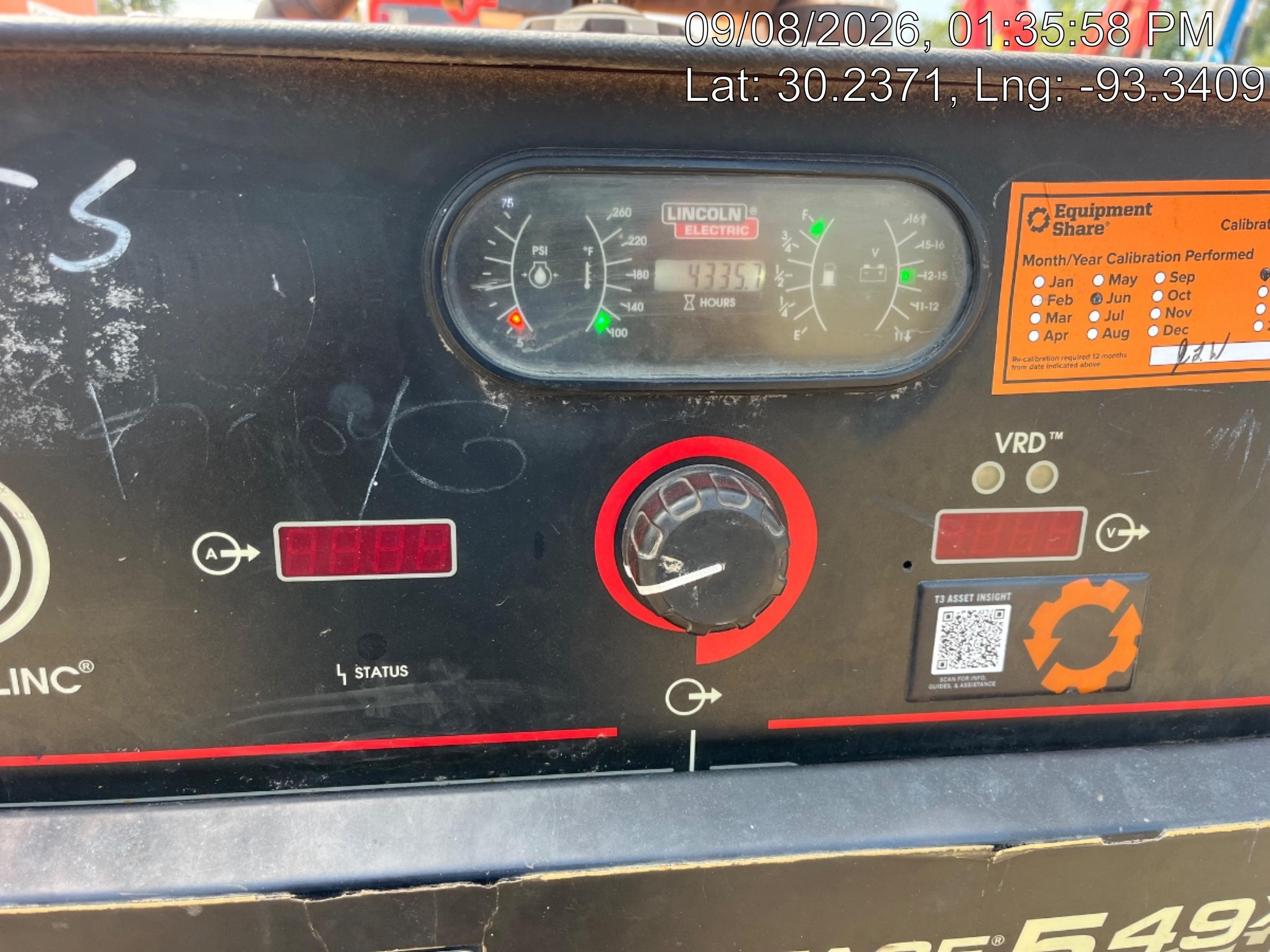2021 LINCOLN ELECTRIC Vantage 549X