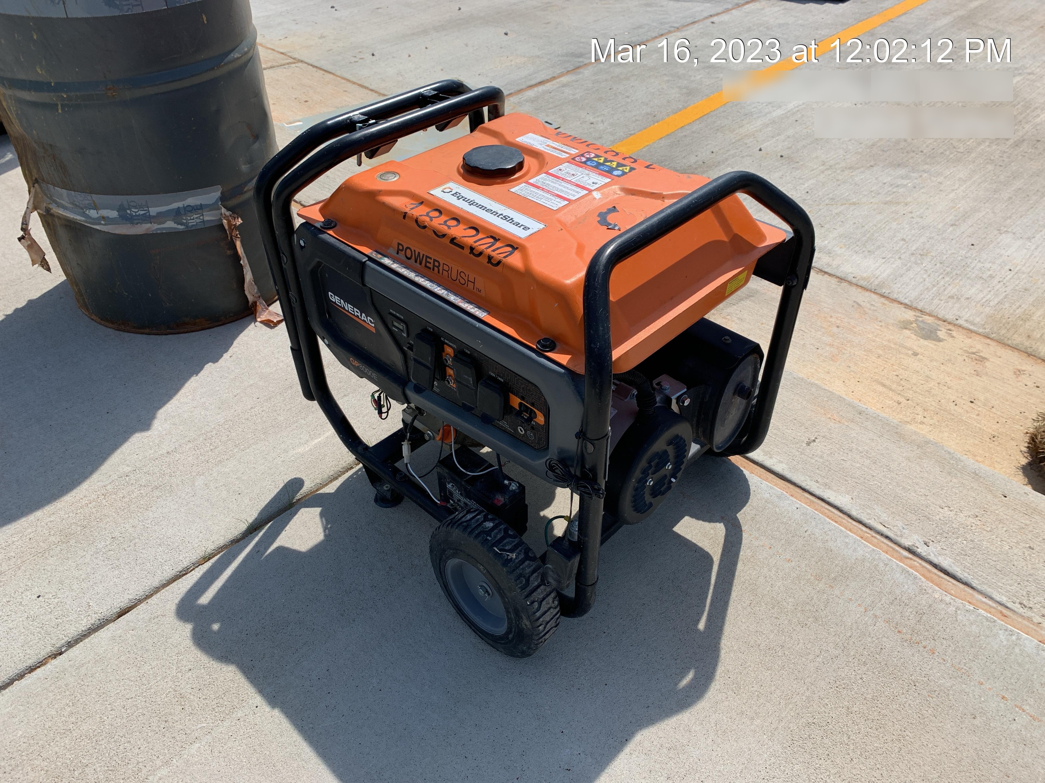 2021 GENERAC GP8000E