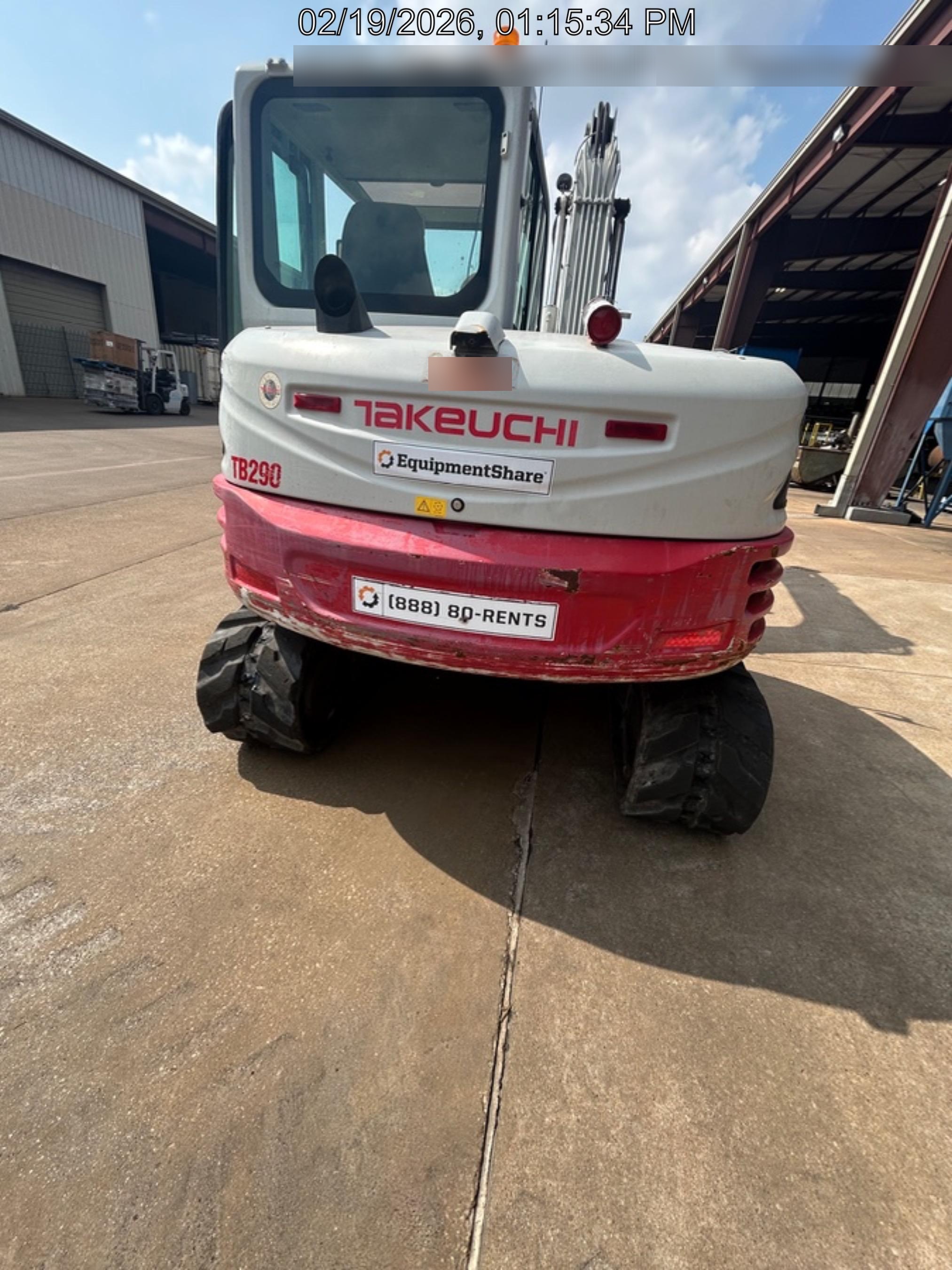 2019 TAKEUCHI TB290