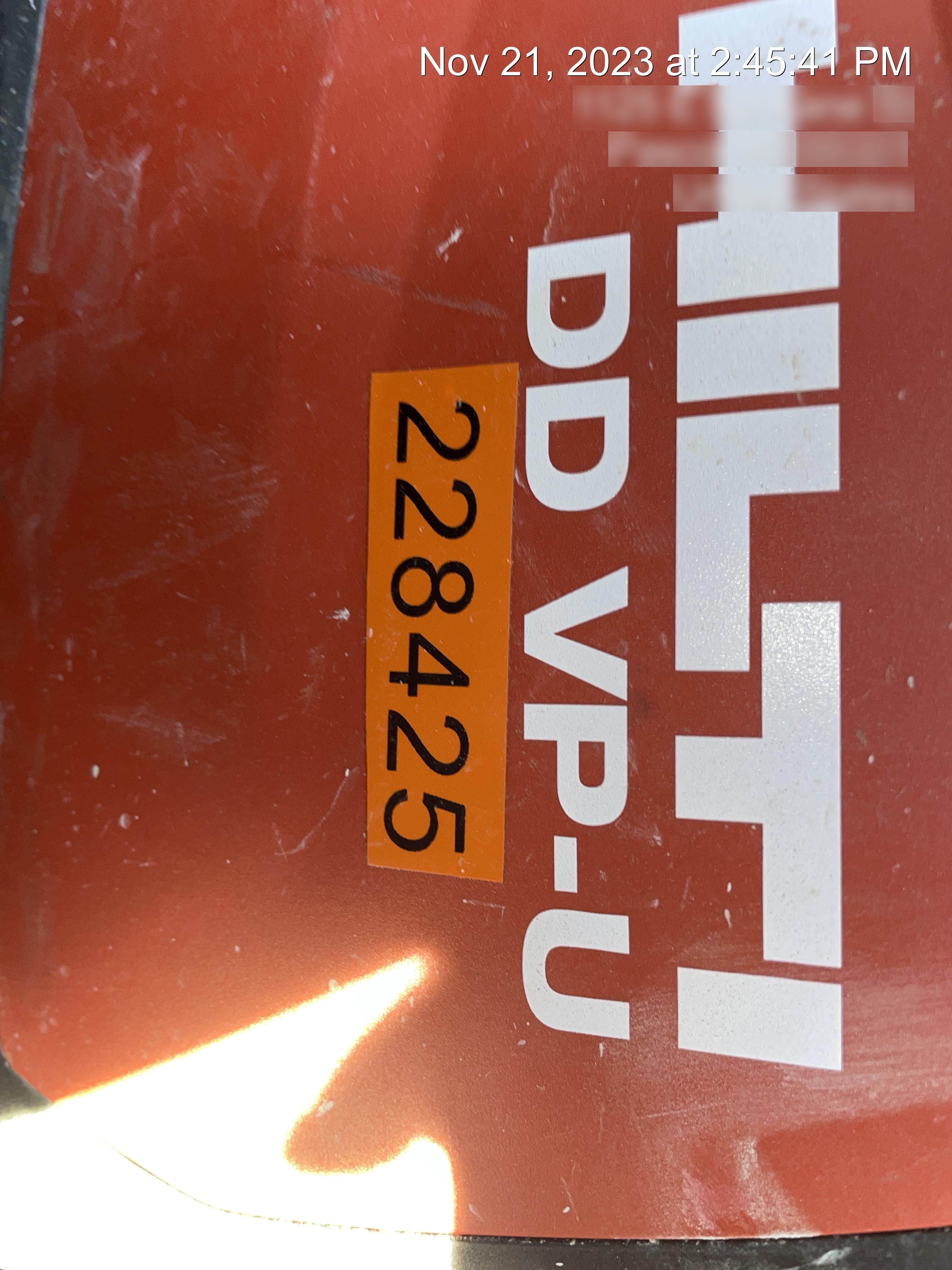 2022 HILTI DD VP-U