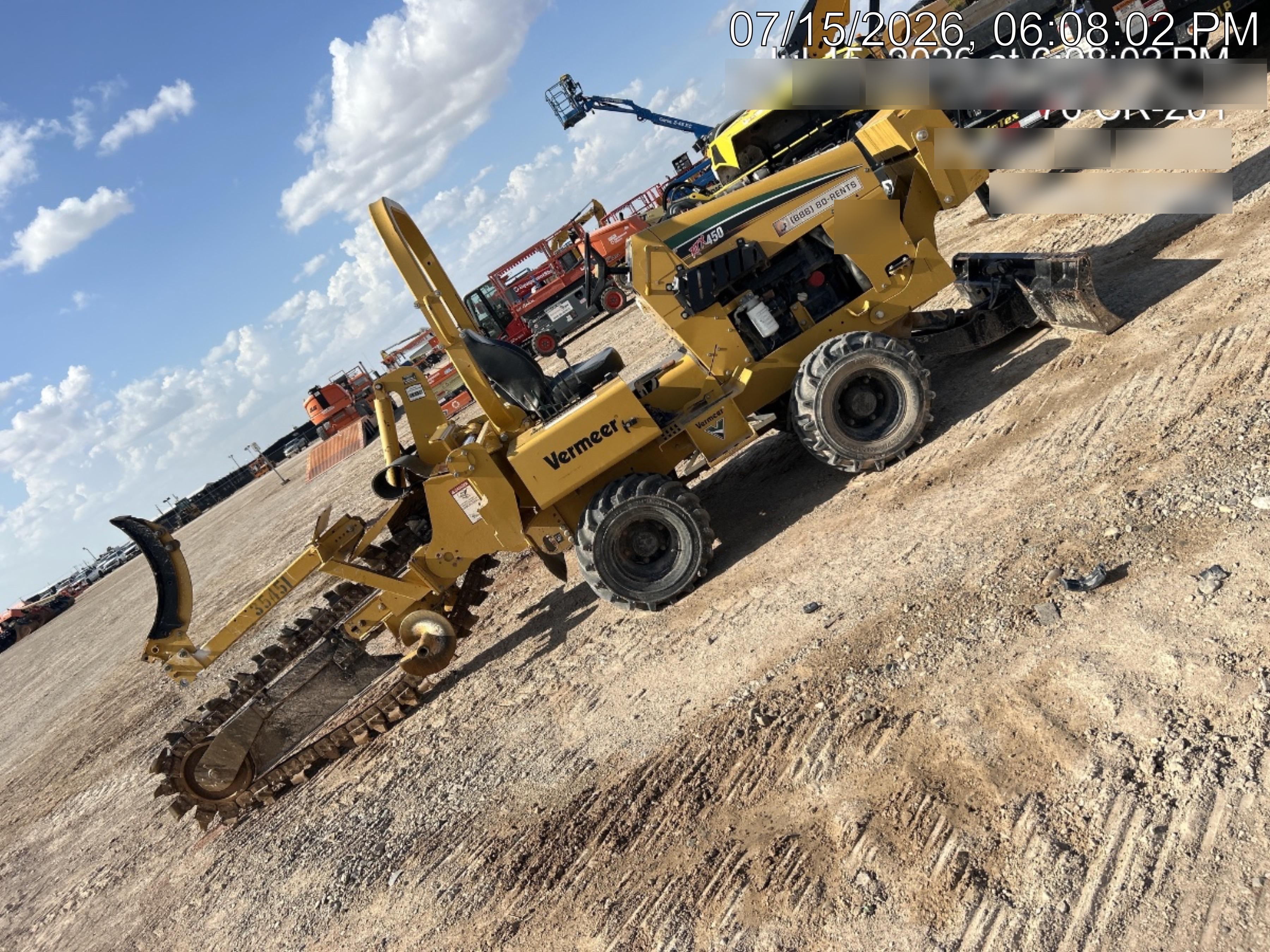 2019 VERMEER RTX450