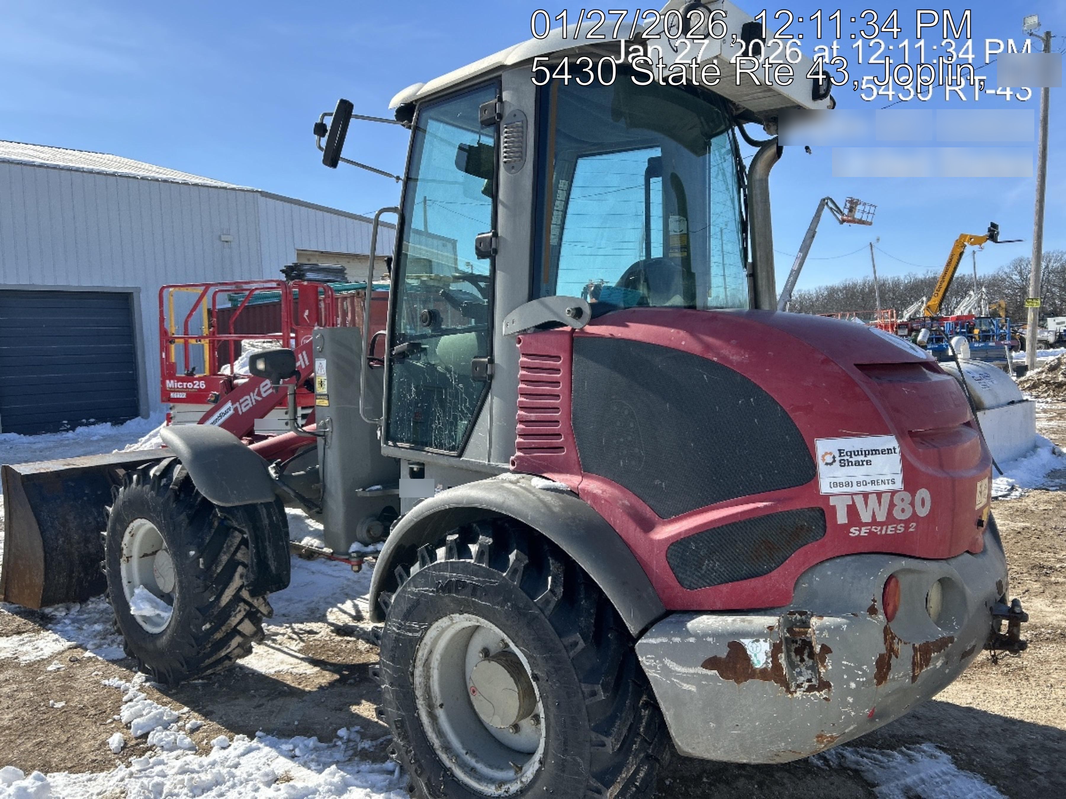 2015 TAKEUCHI TW80