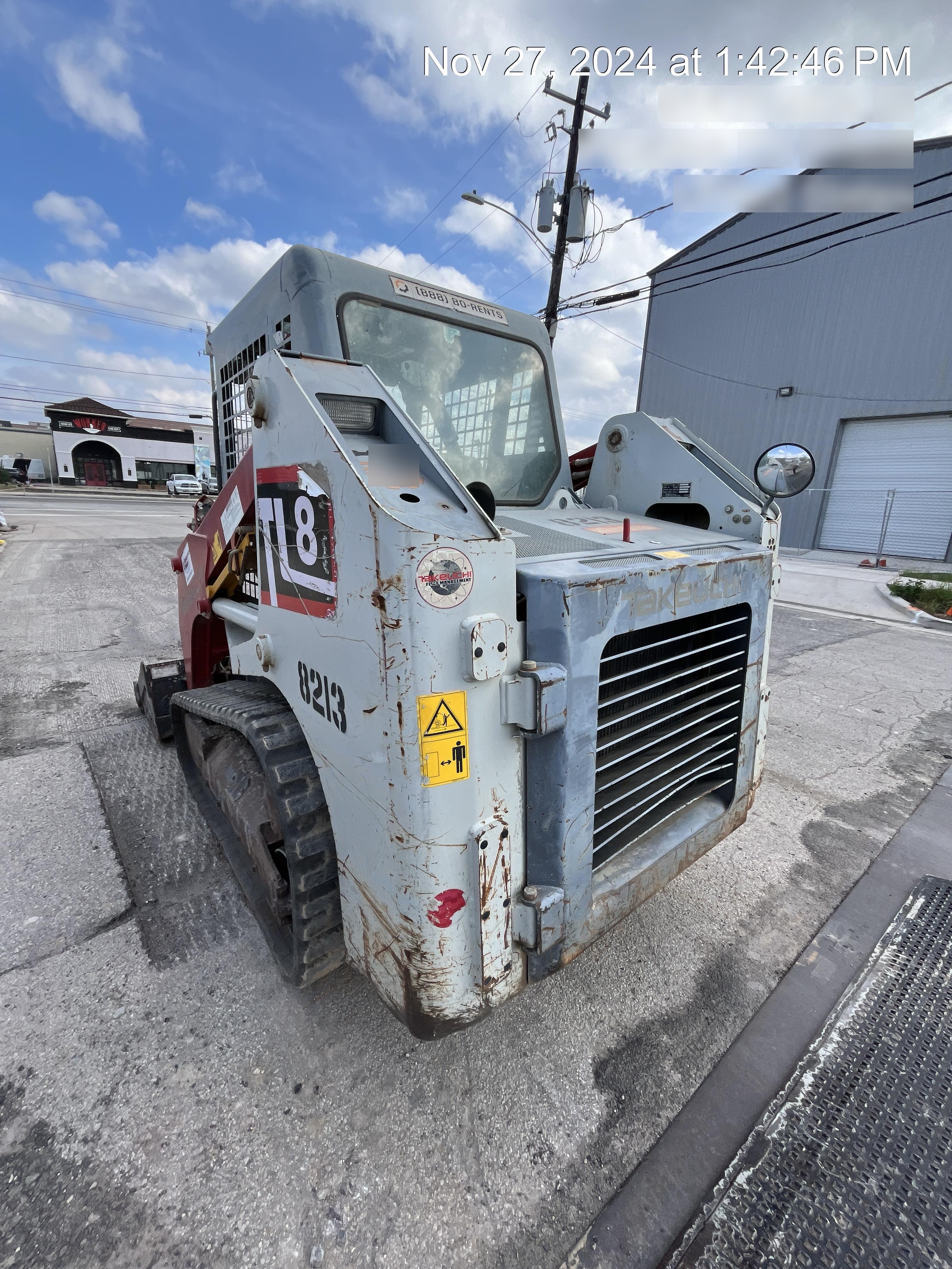 2018 TAKEUCHI TL8
