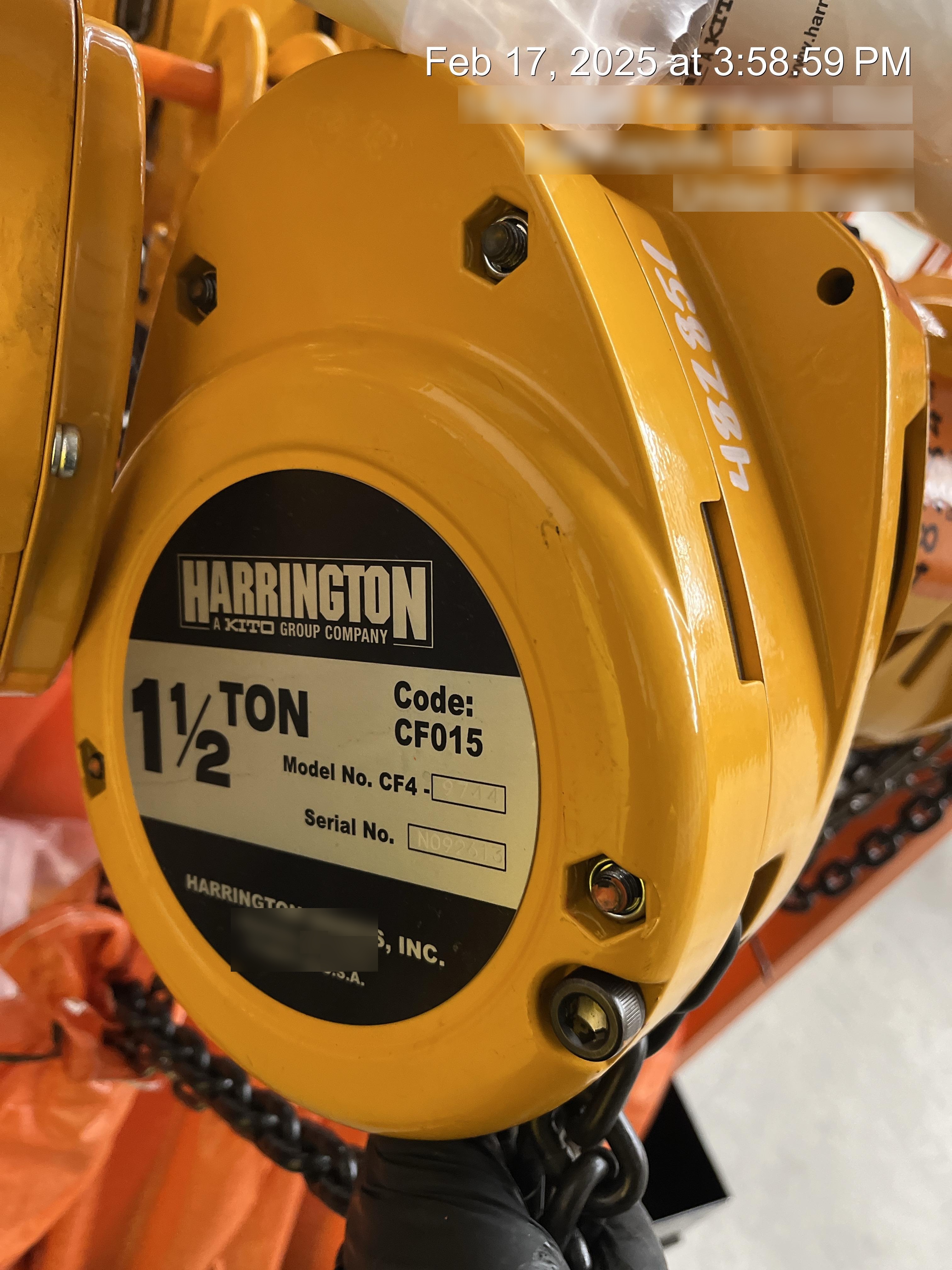 2024 HARRINGTON CF015-20