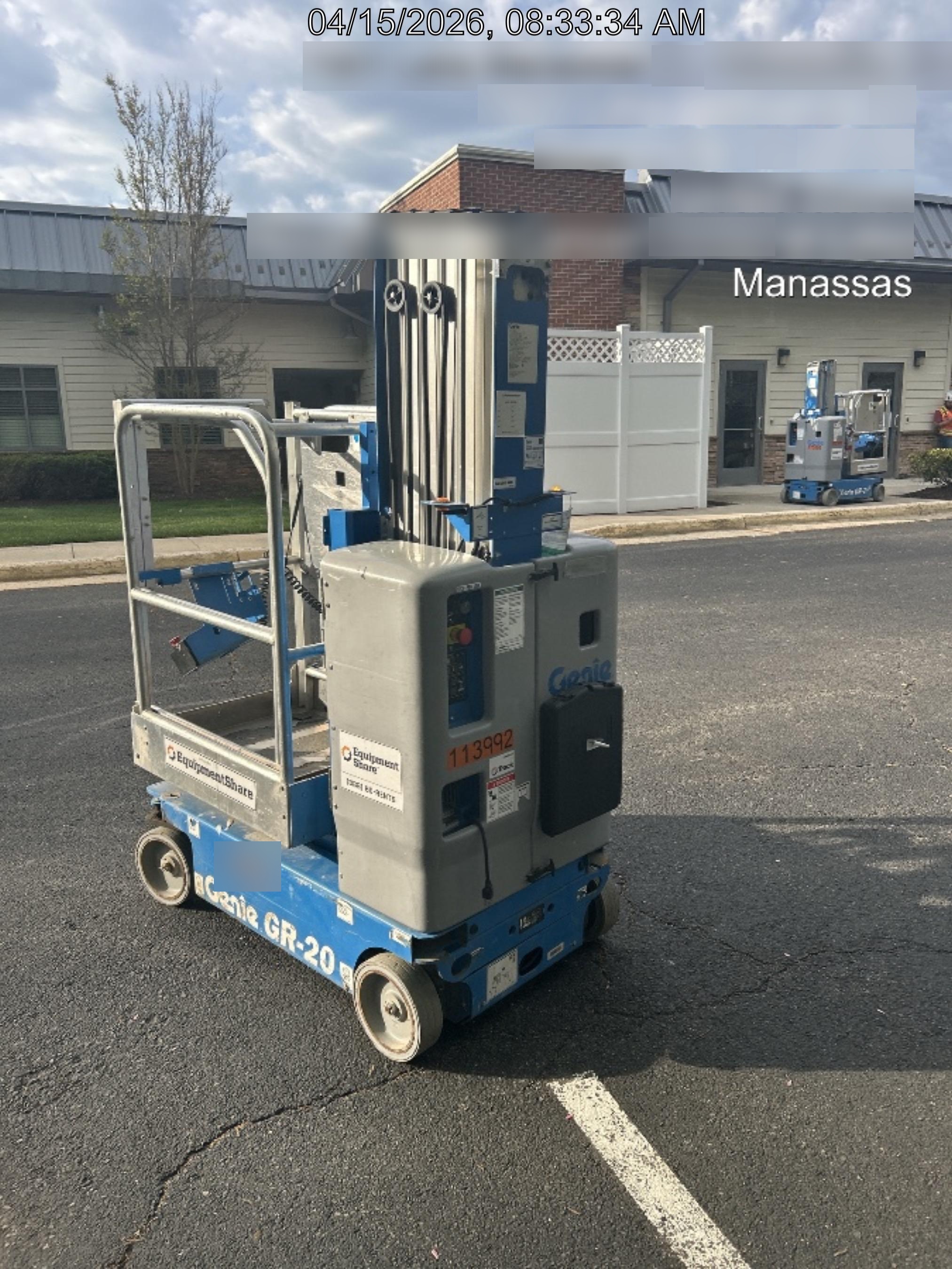 2020 GENIE GR-20