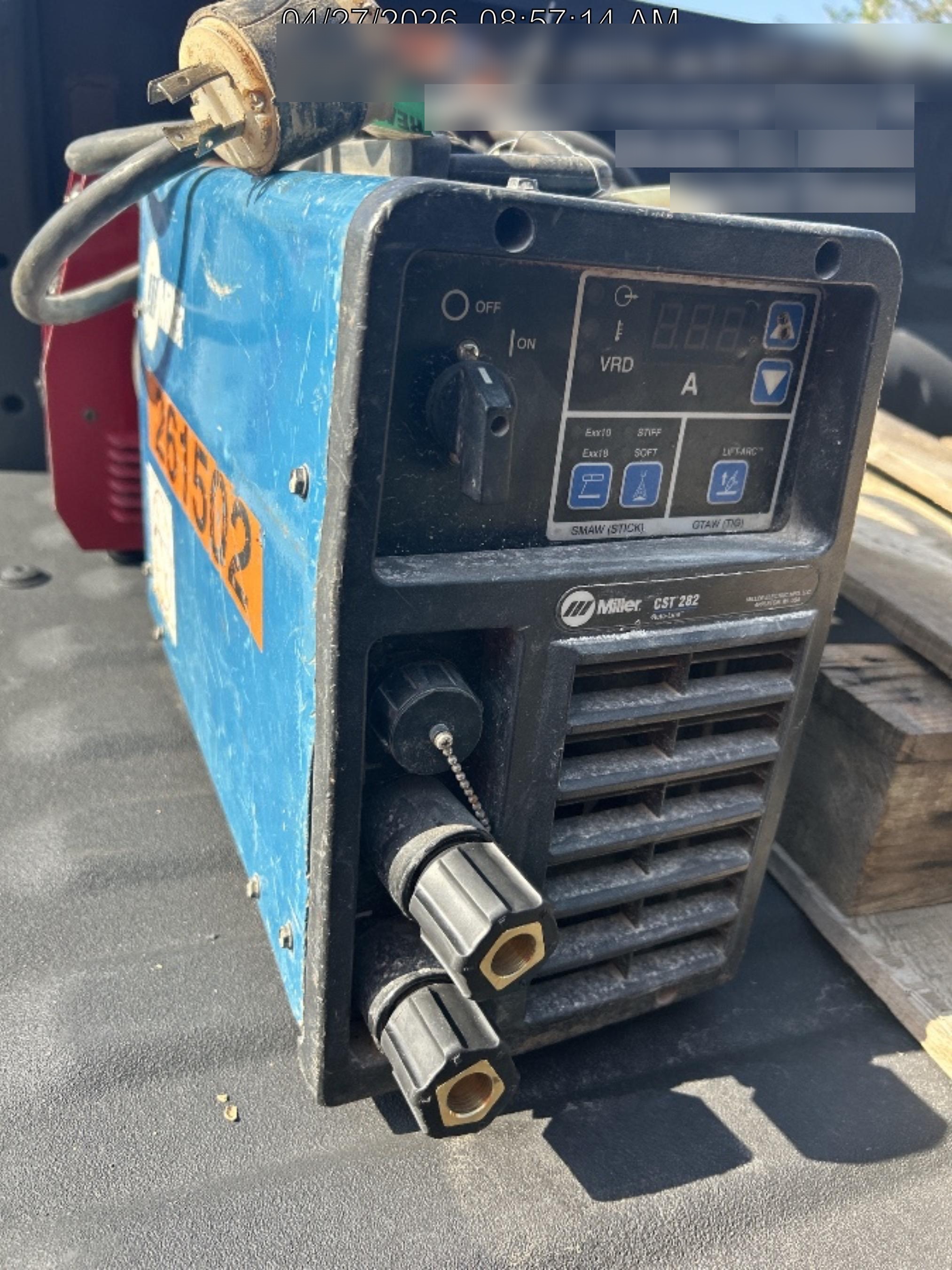 2022 MILLER ELECTRIC CST-282