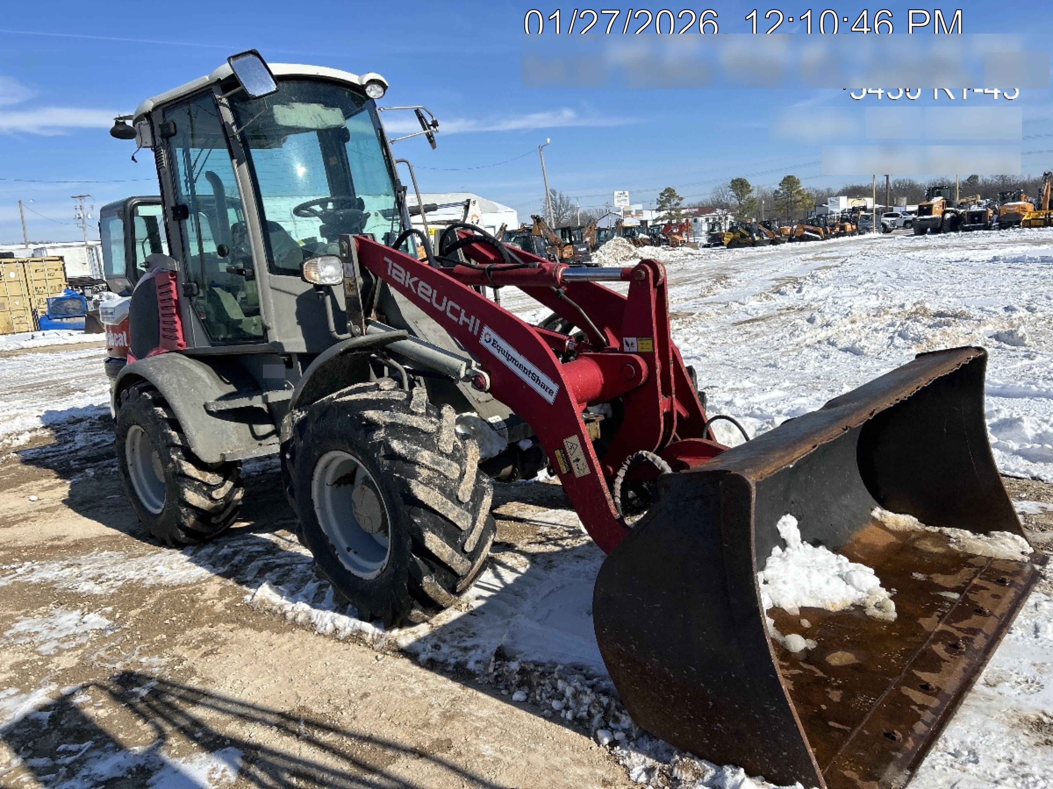 2015 TAKEUCHI TW80