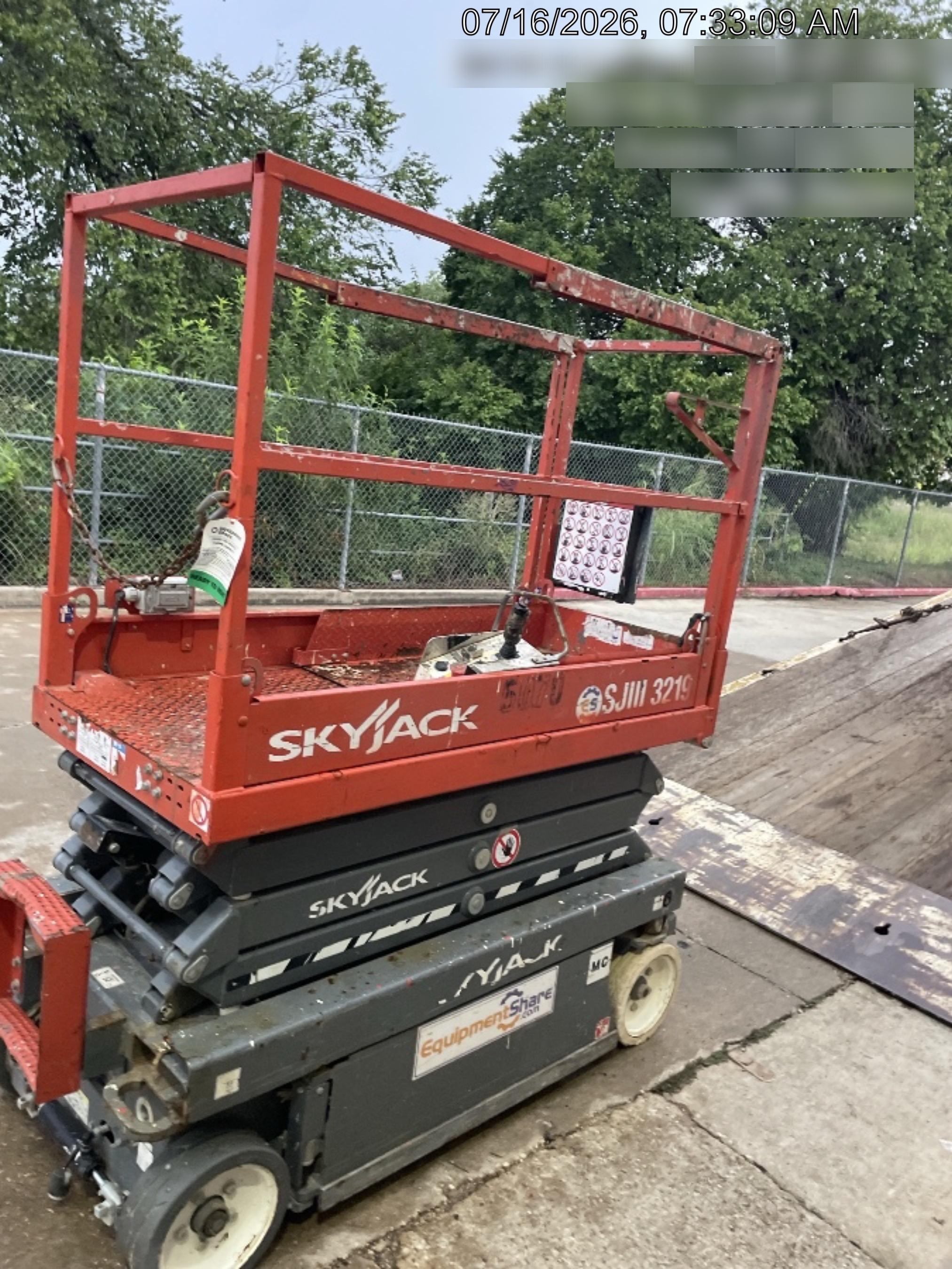 2017 SKYJACK SJIII-3219