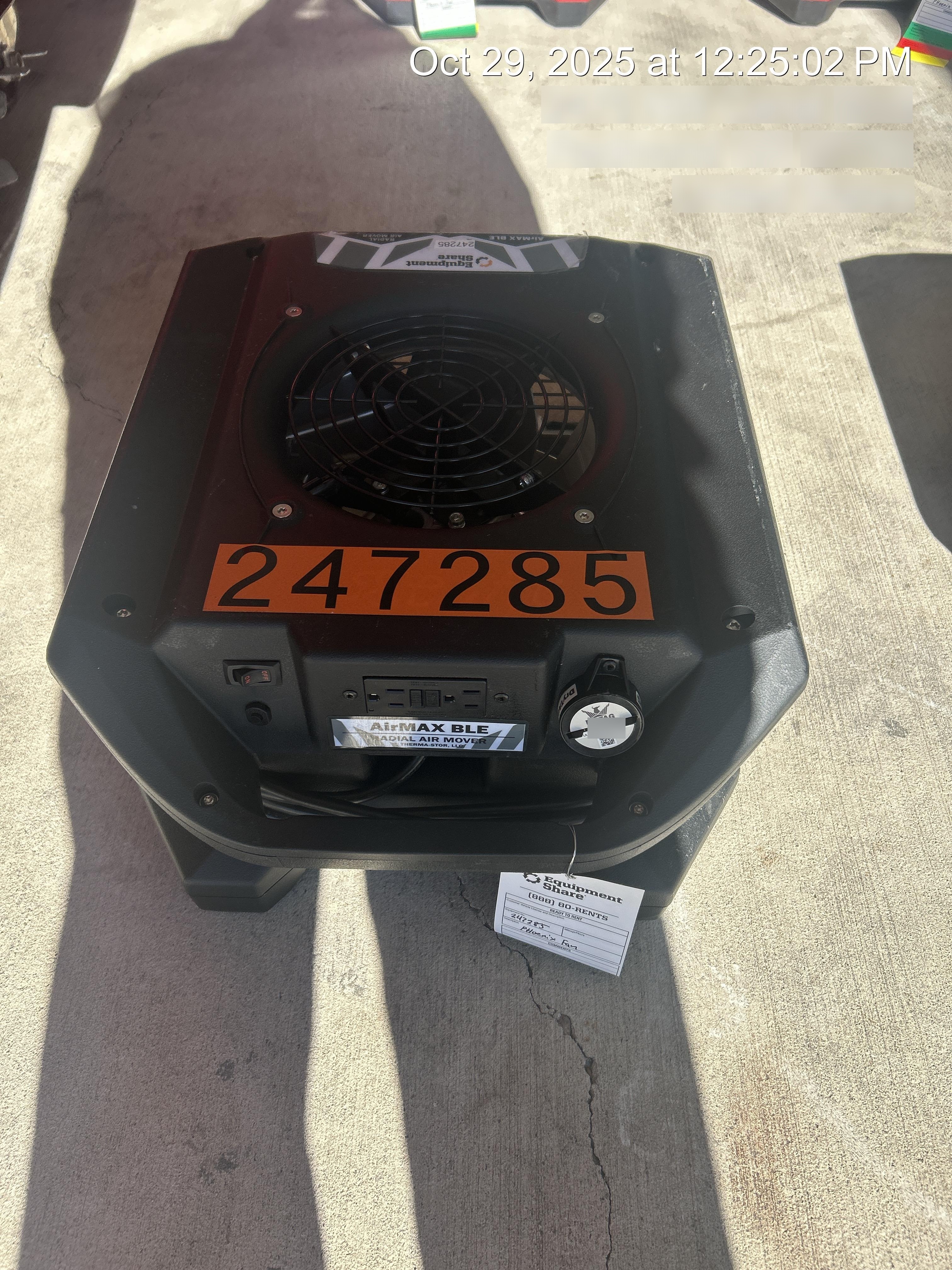 2022 PHOENIX AirMAX Radial Air Mover