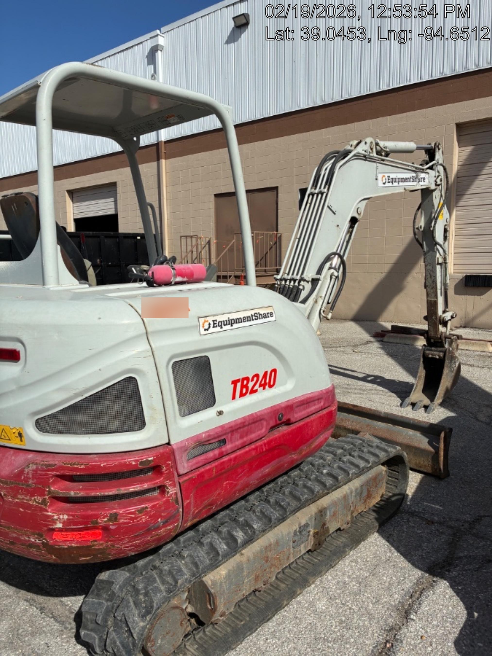 2019 TAKEUCHI TB240