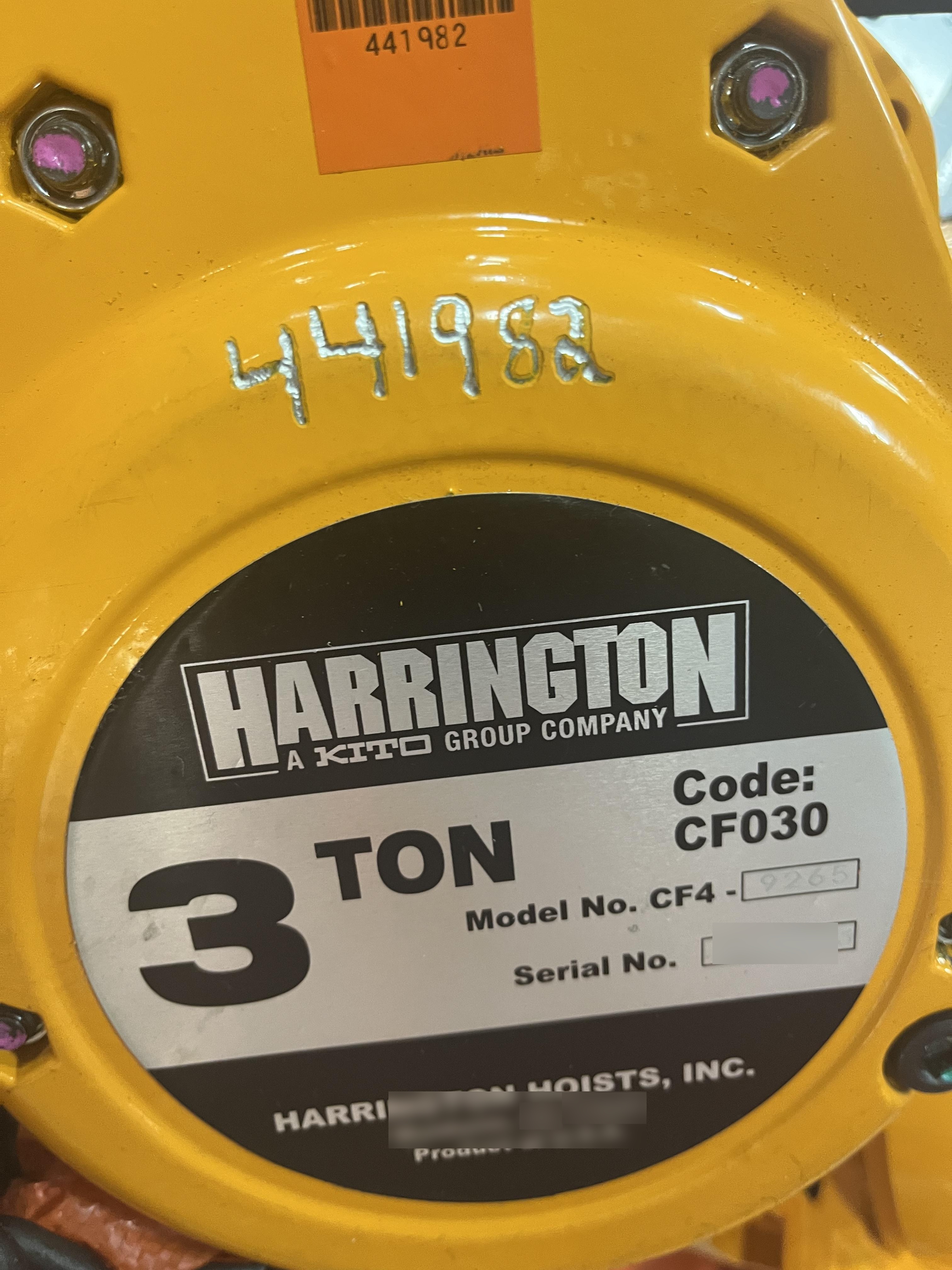 2024 HARRINGTON CF030-20