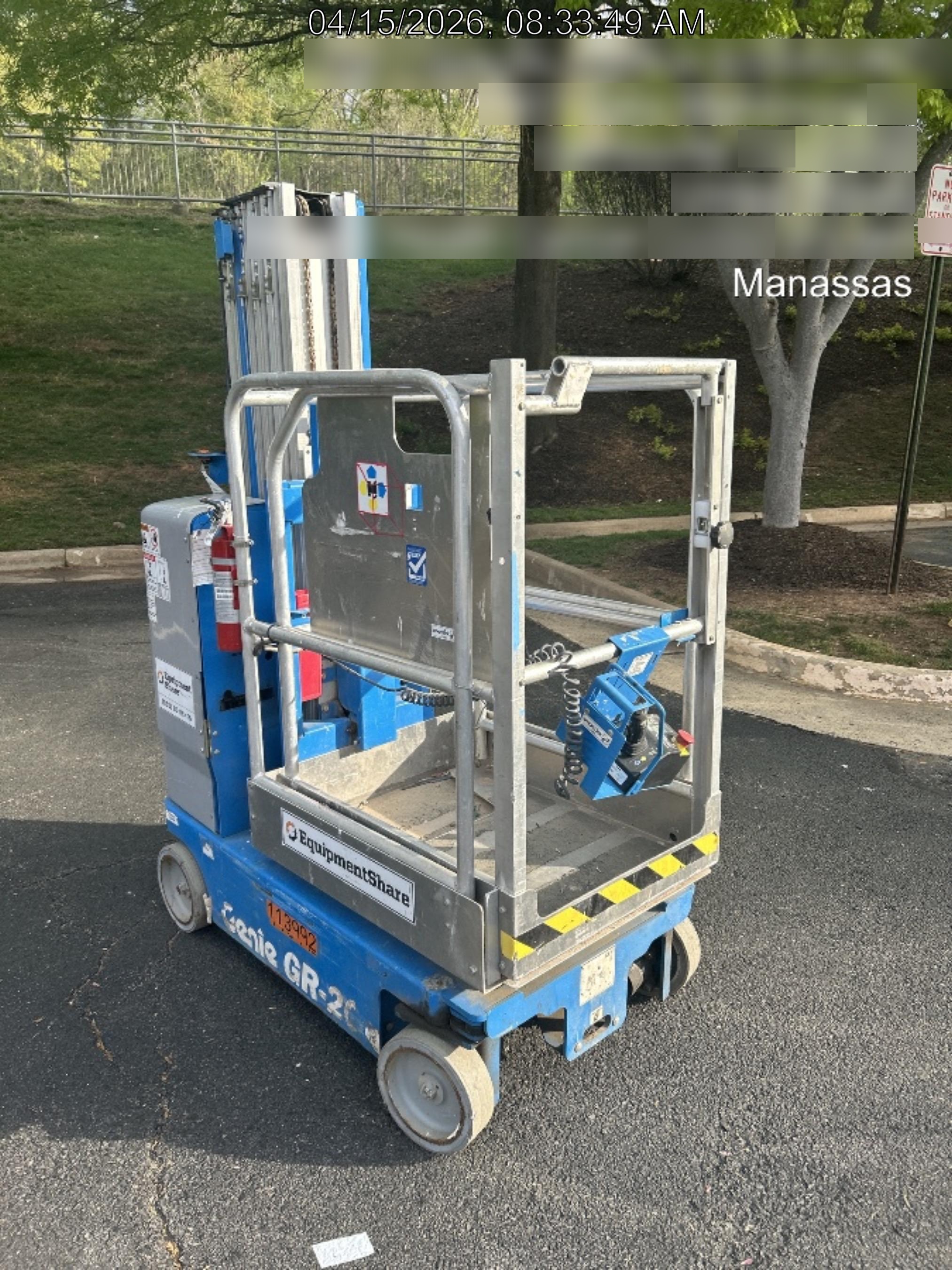2020 GENIE GR-20