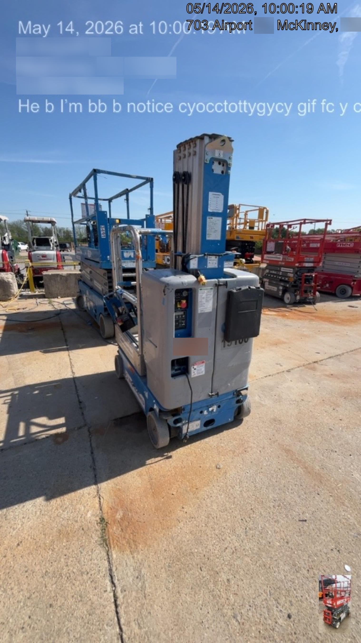 2018 GENIE GR-20