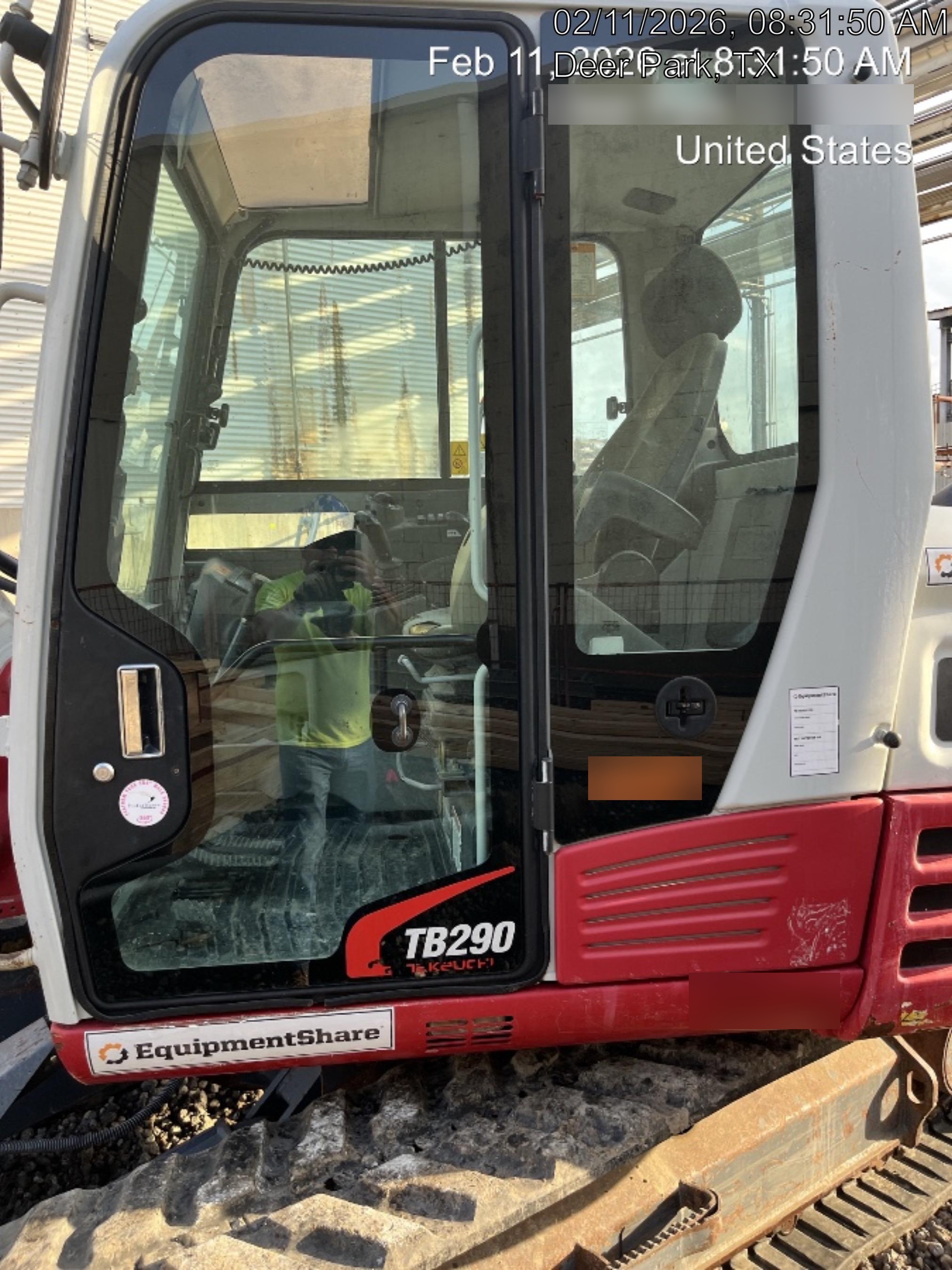 2019 TAKEUCHI TB290