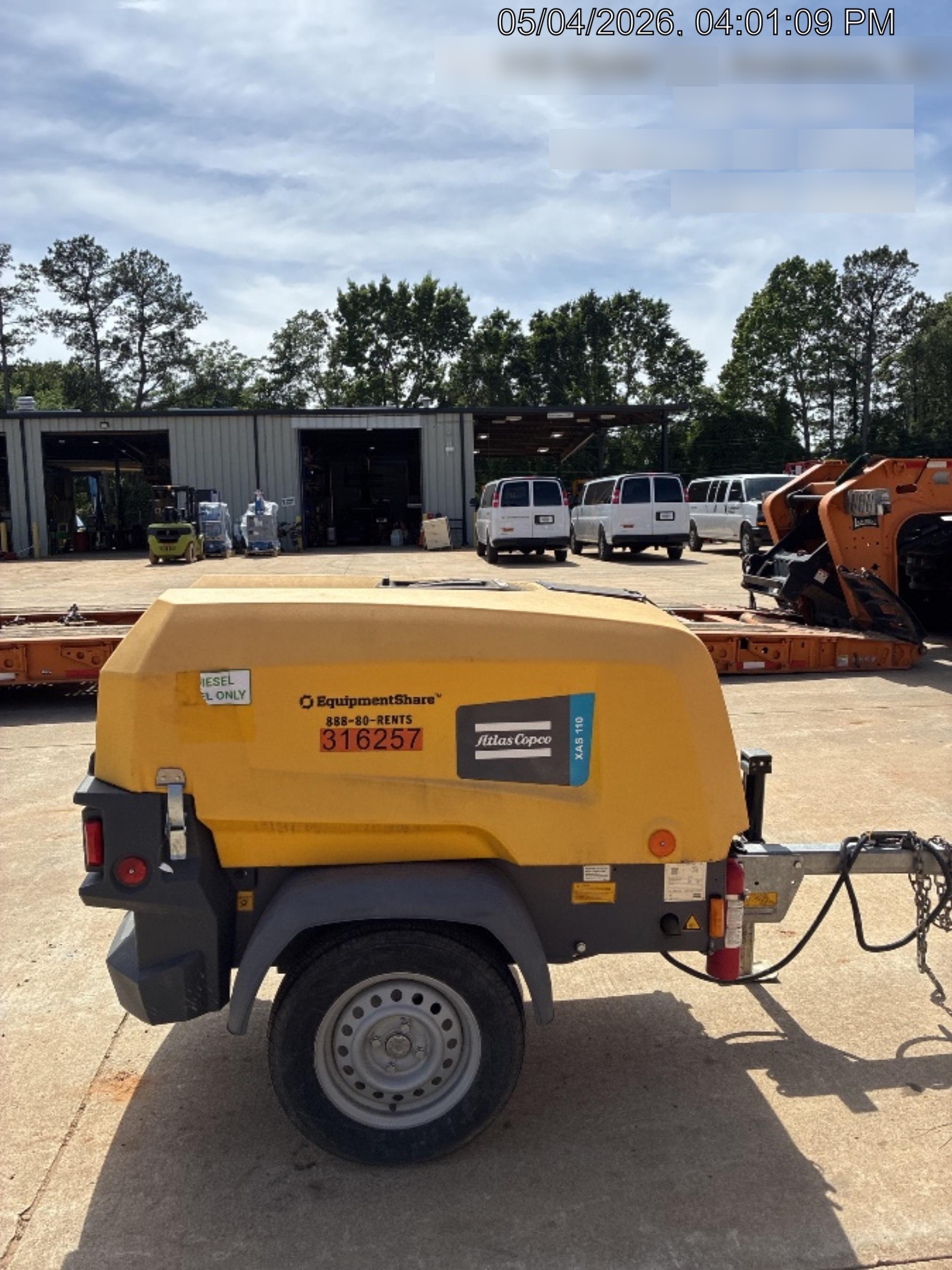 2023 ATLAS COPCO XAS 110