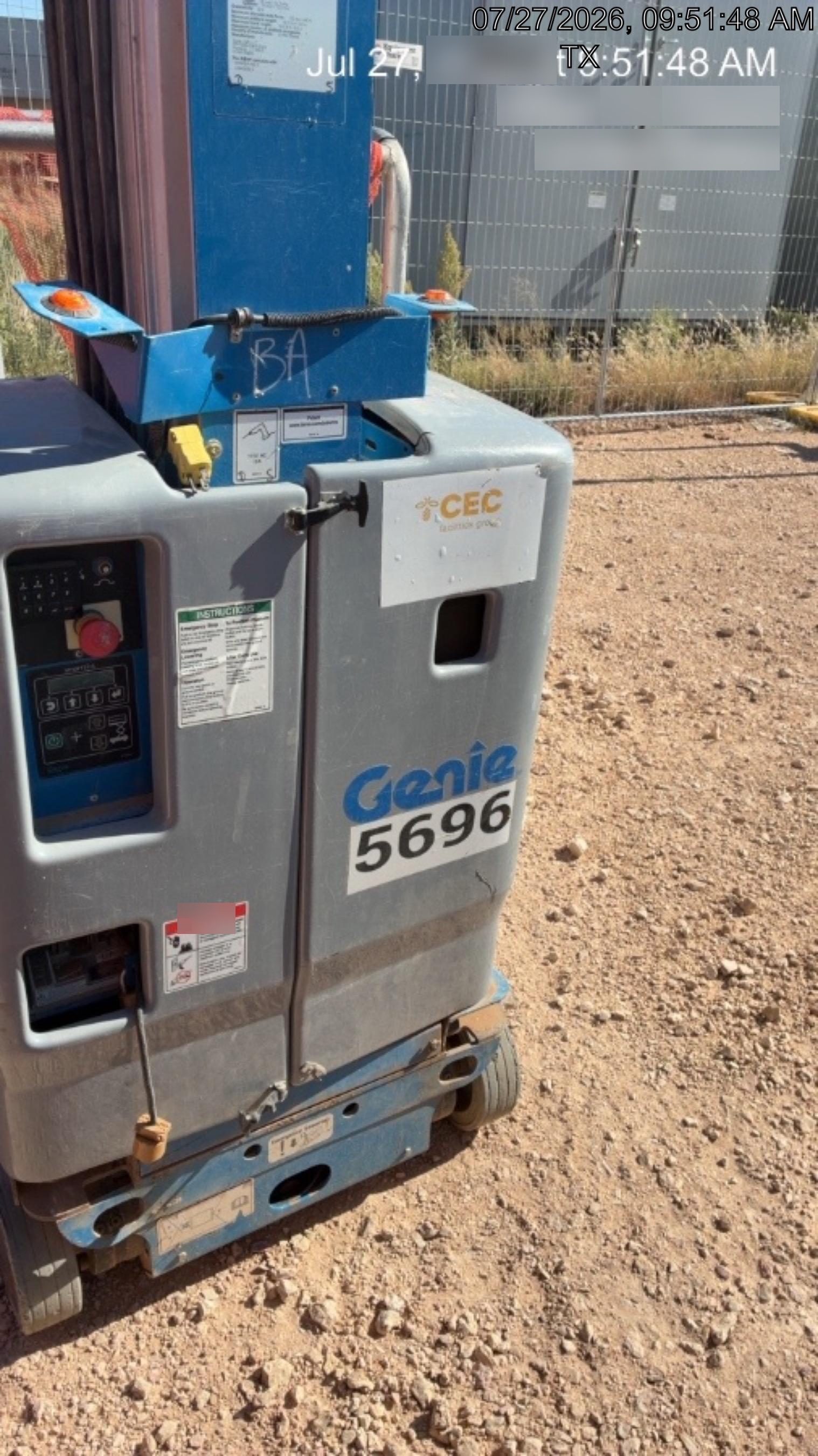 2017 GENIE GR-20