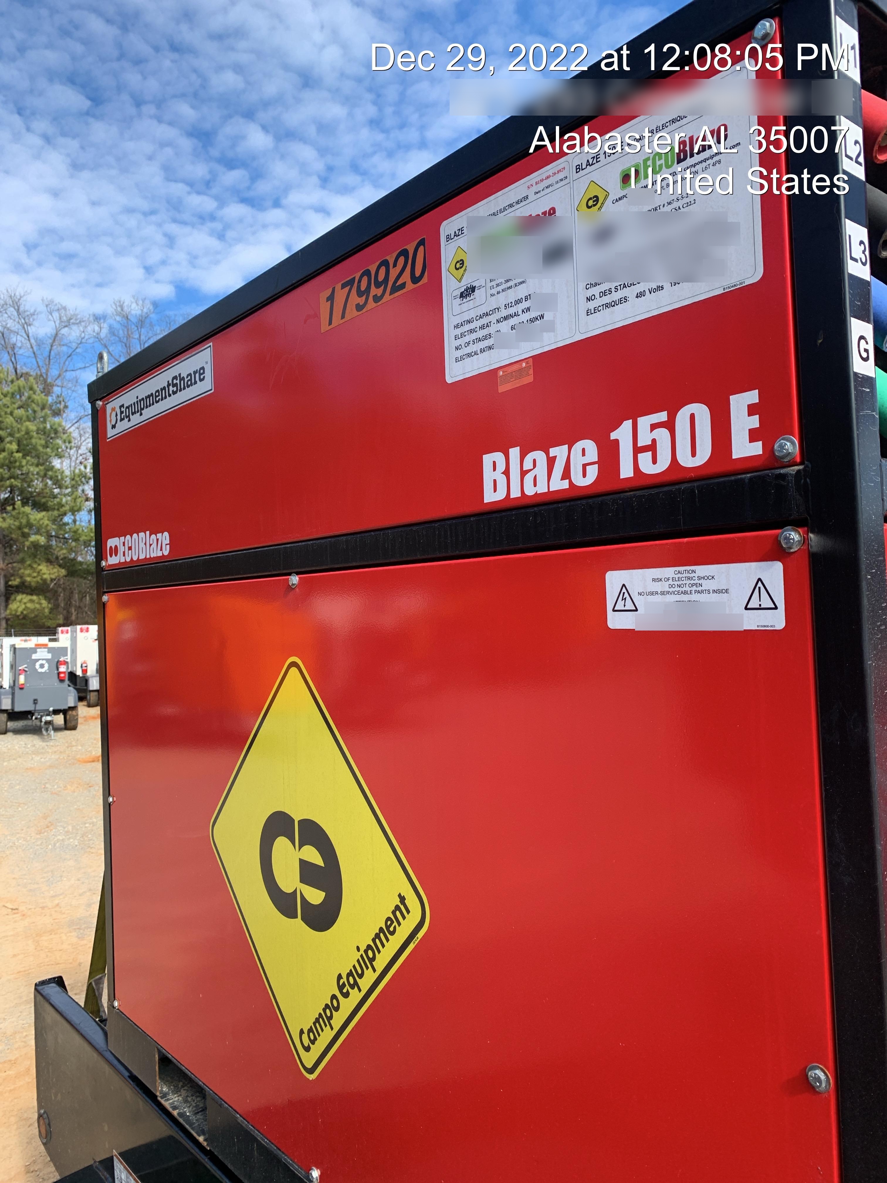 2021 CAMPO EB150E480600V