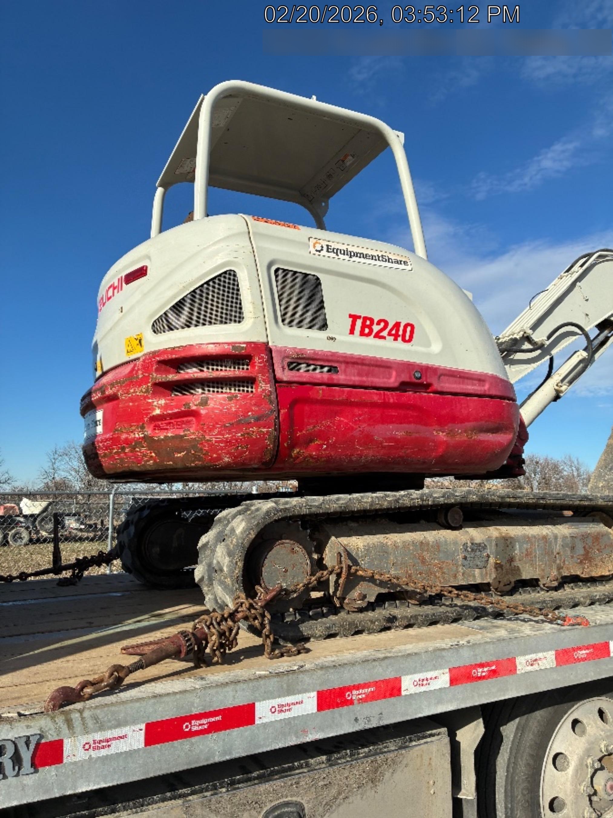 2019 TAKEUCHI TB240