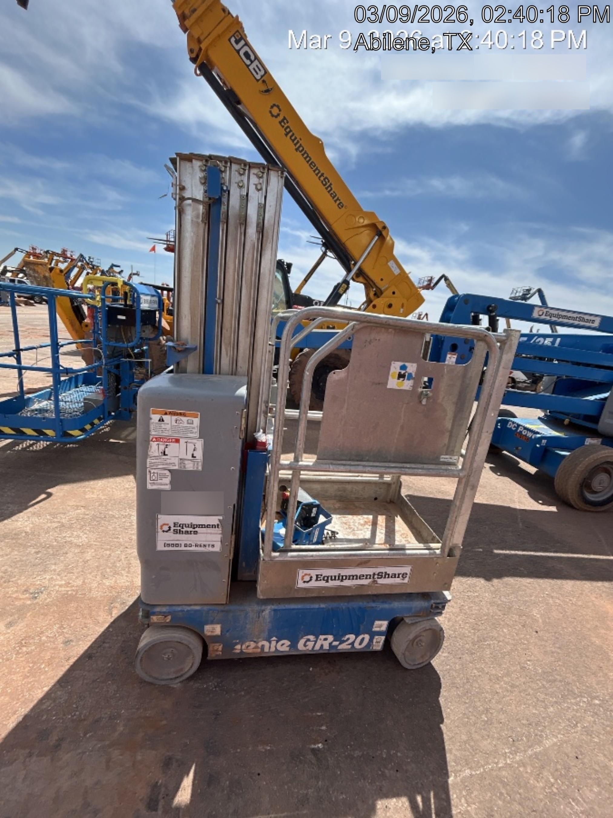 2019 GENIE GR-20