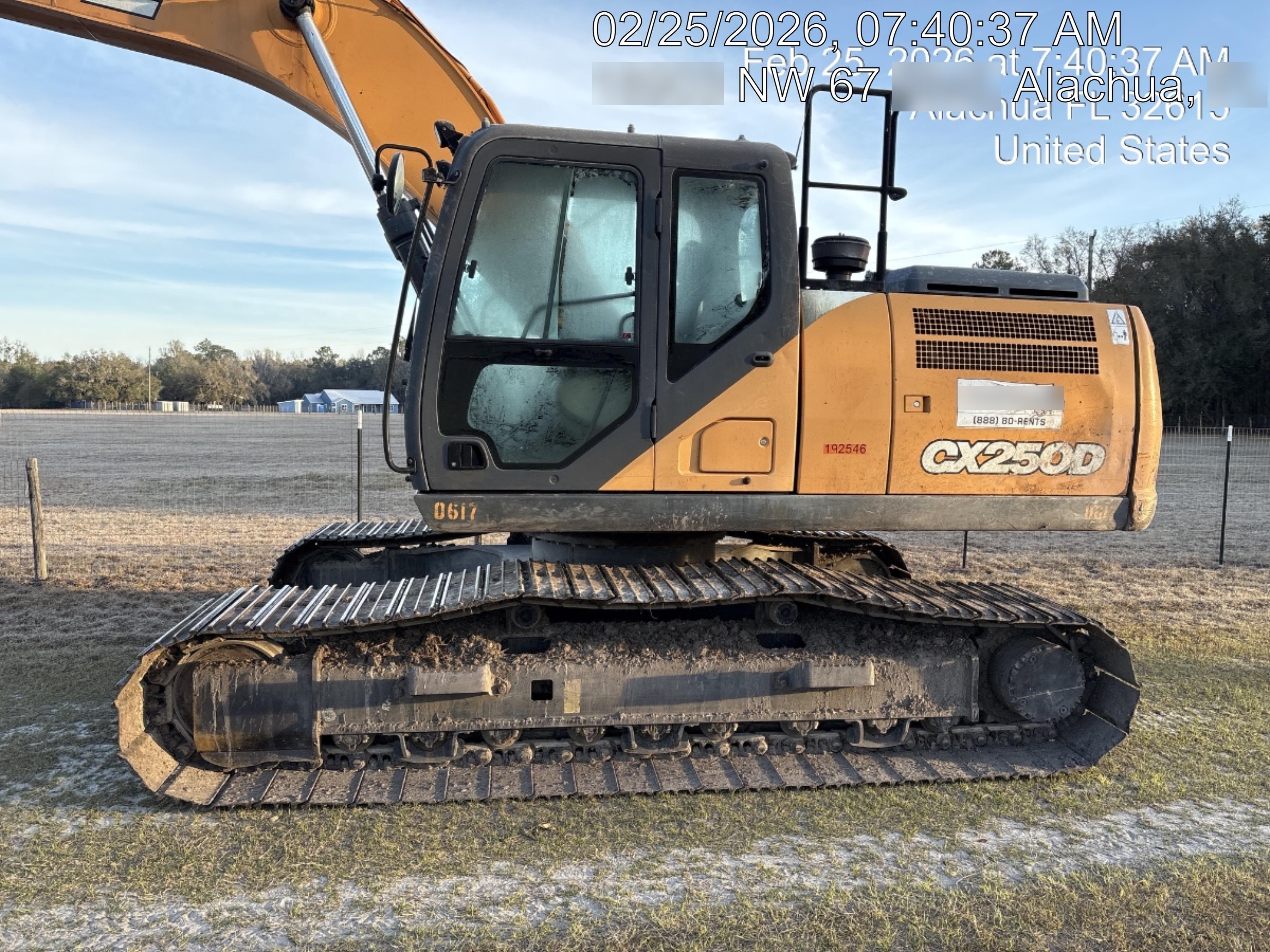 2018 CASE CX250D