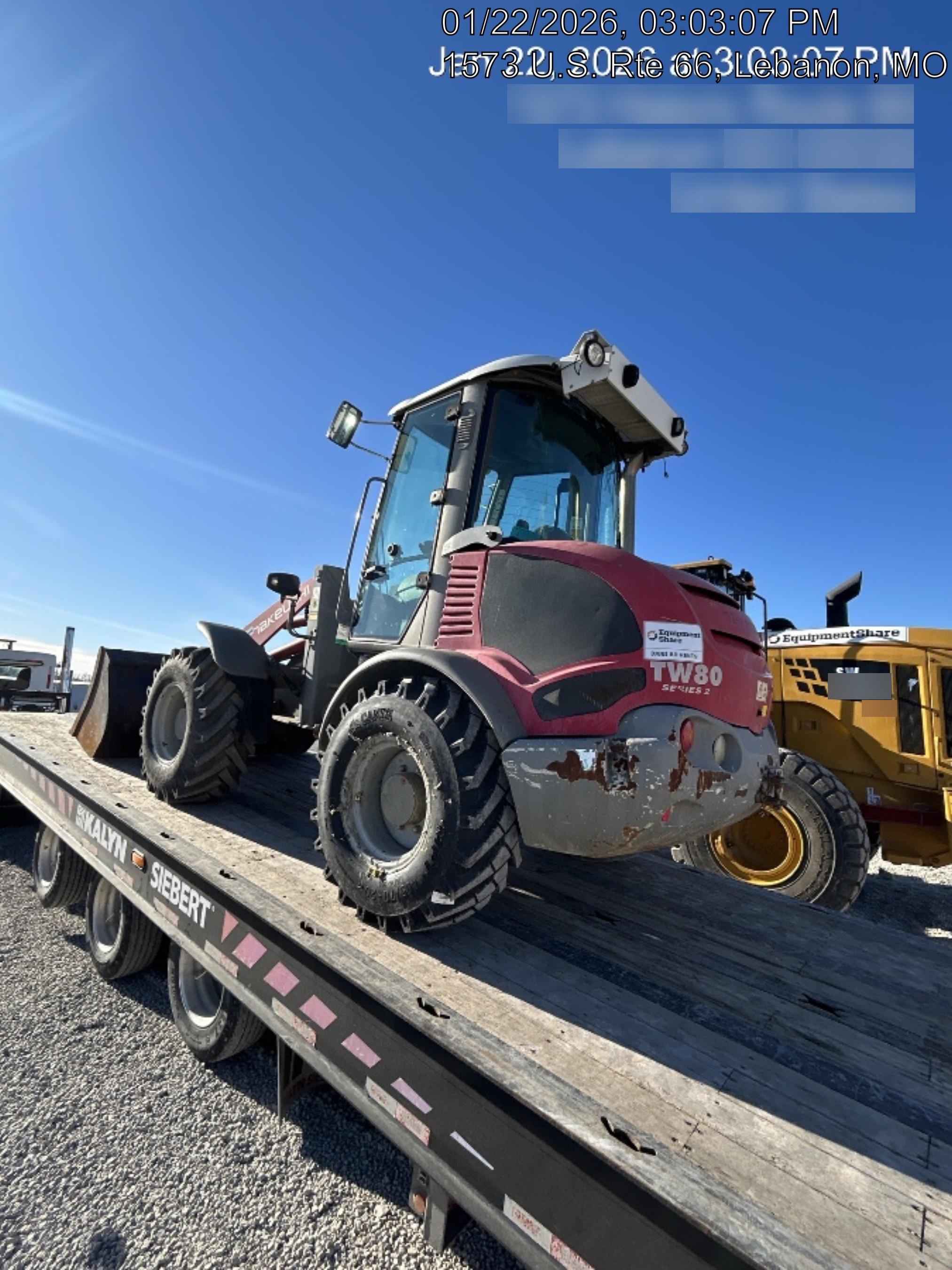 2015 TAKEUCHI TW80
