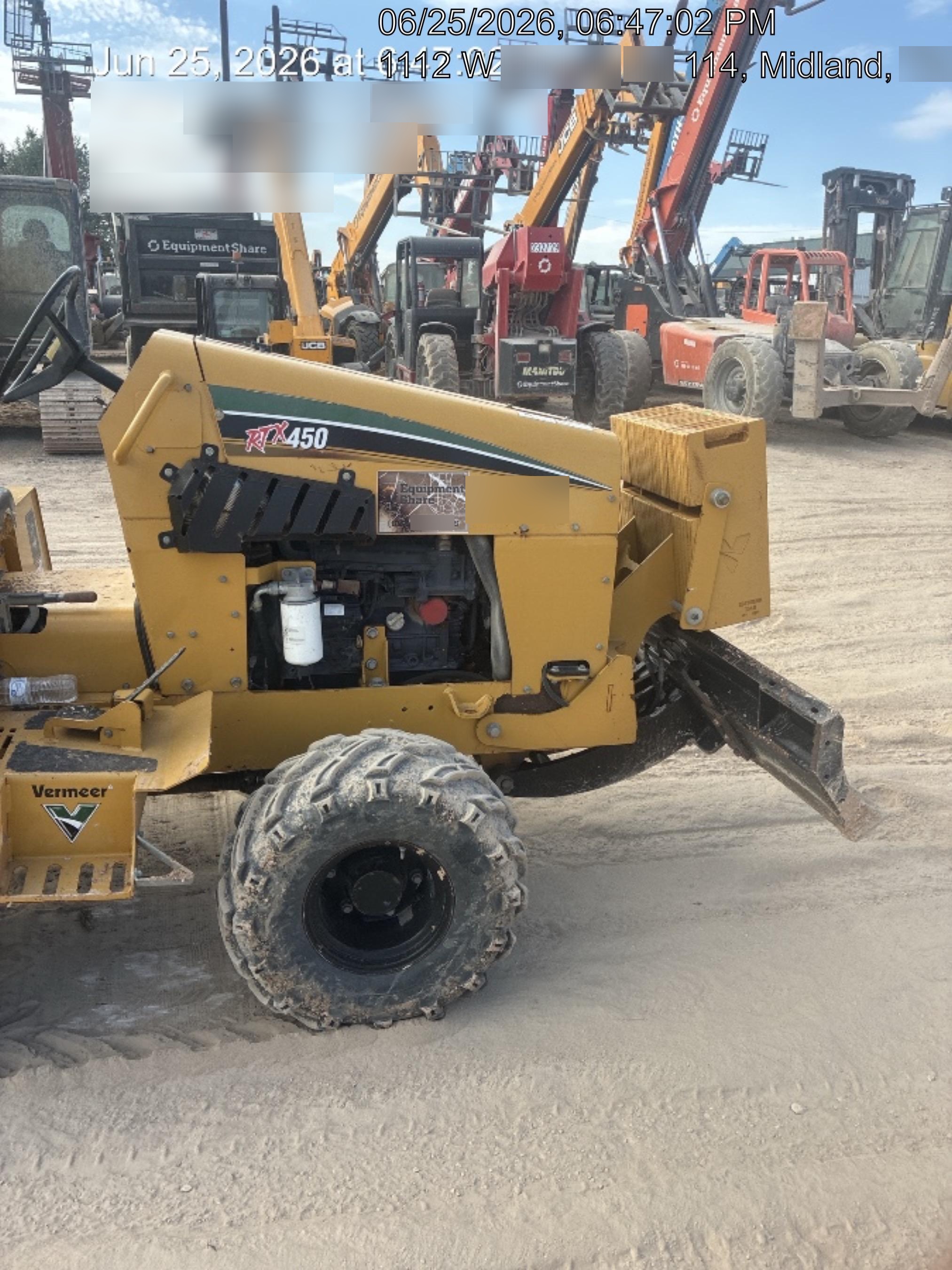 2019 VERMEER RTX450