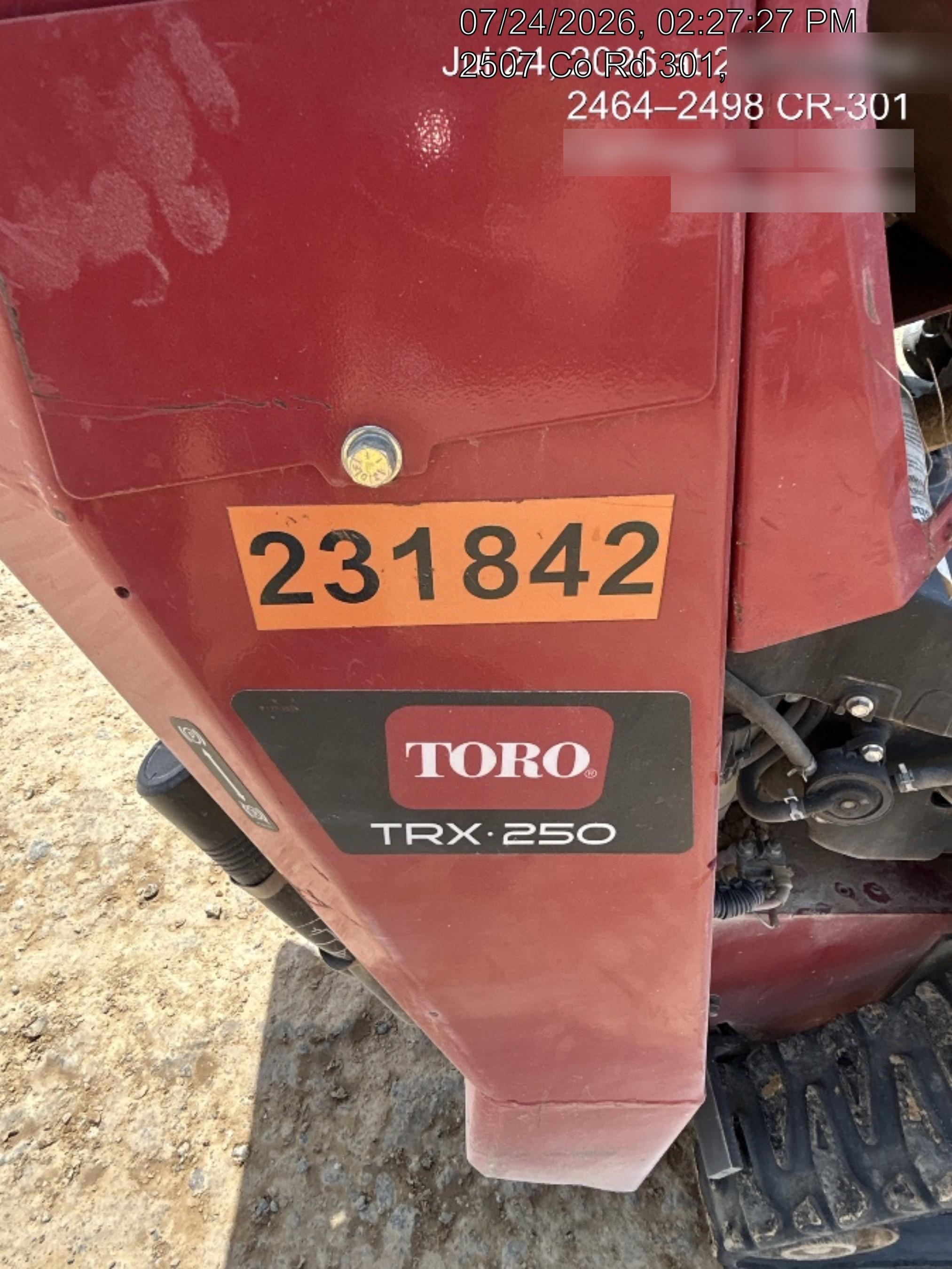 2022 TORO TRX-250