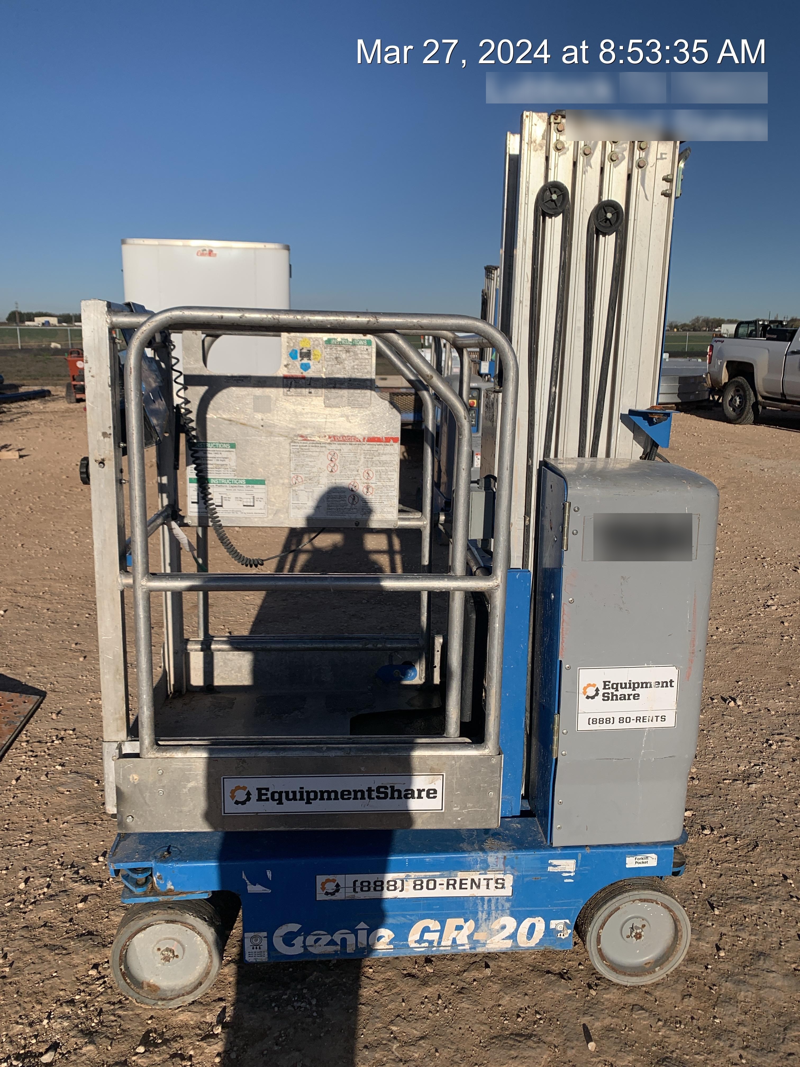 2018 GENIE GR-20