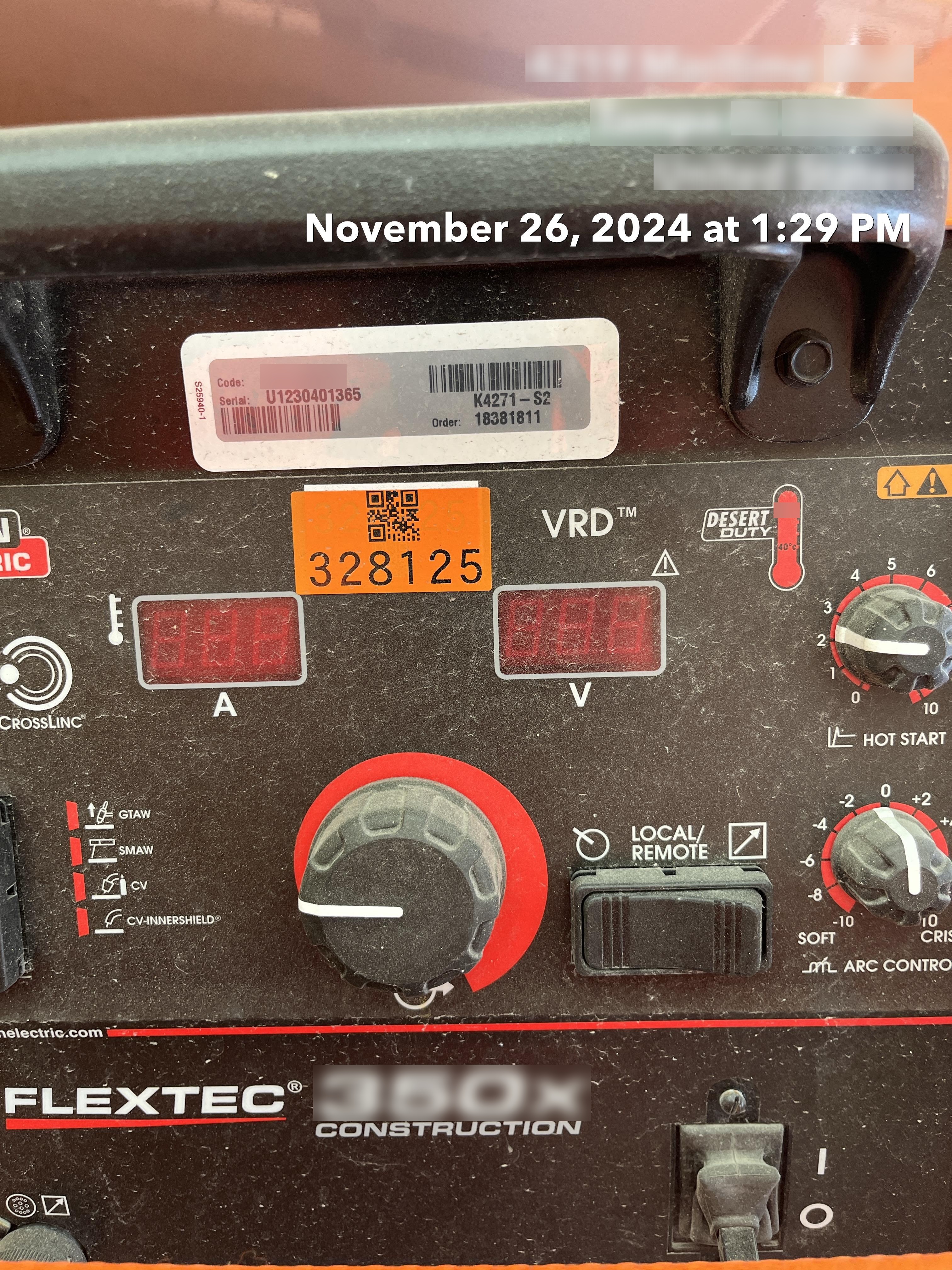 2023 LINCOLN ELECTRIC FLEXTEC 350X