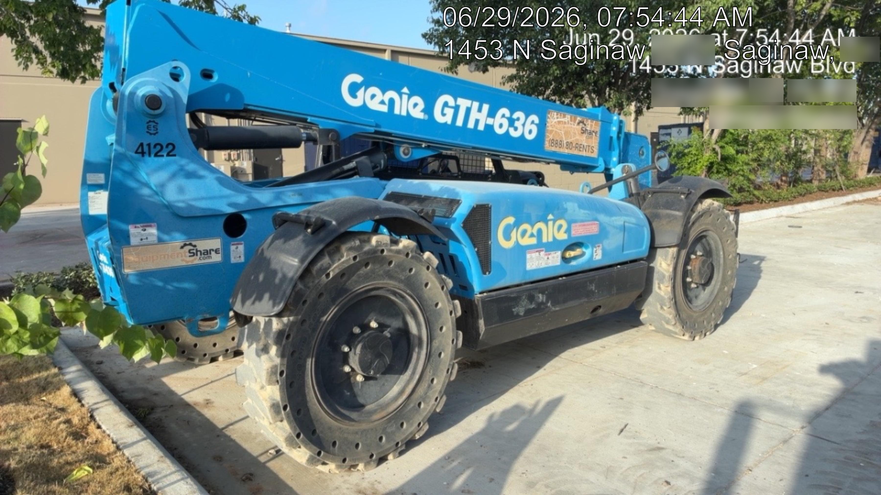 2017 GENIE GTH-636