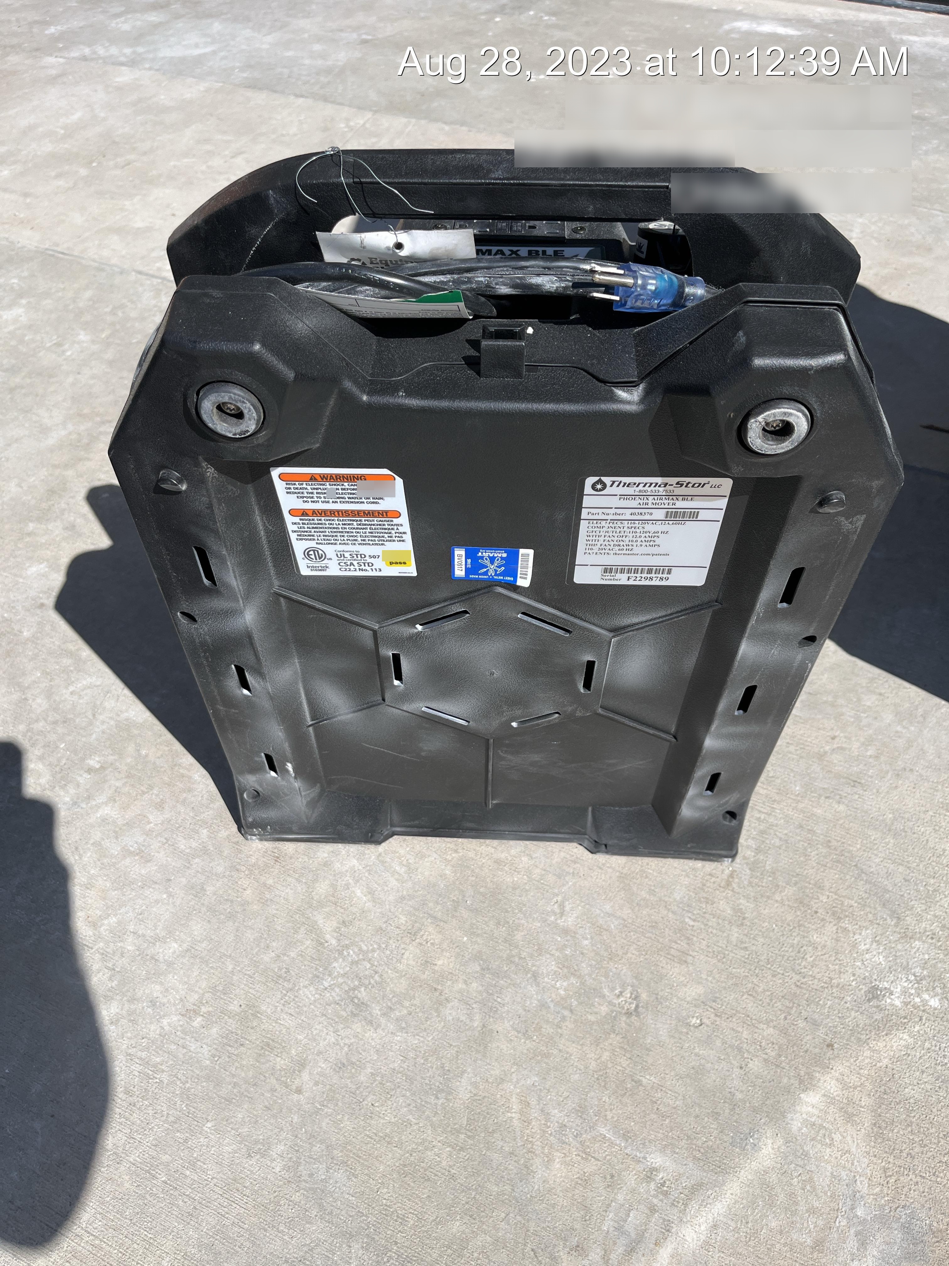 2022 PHOENIX AirMAX Radial Air Mover